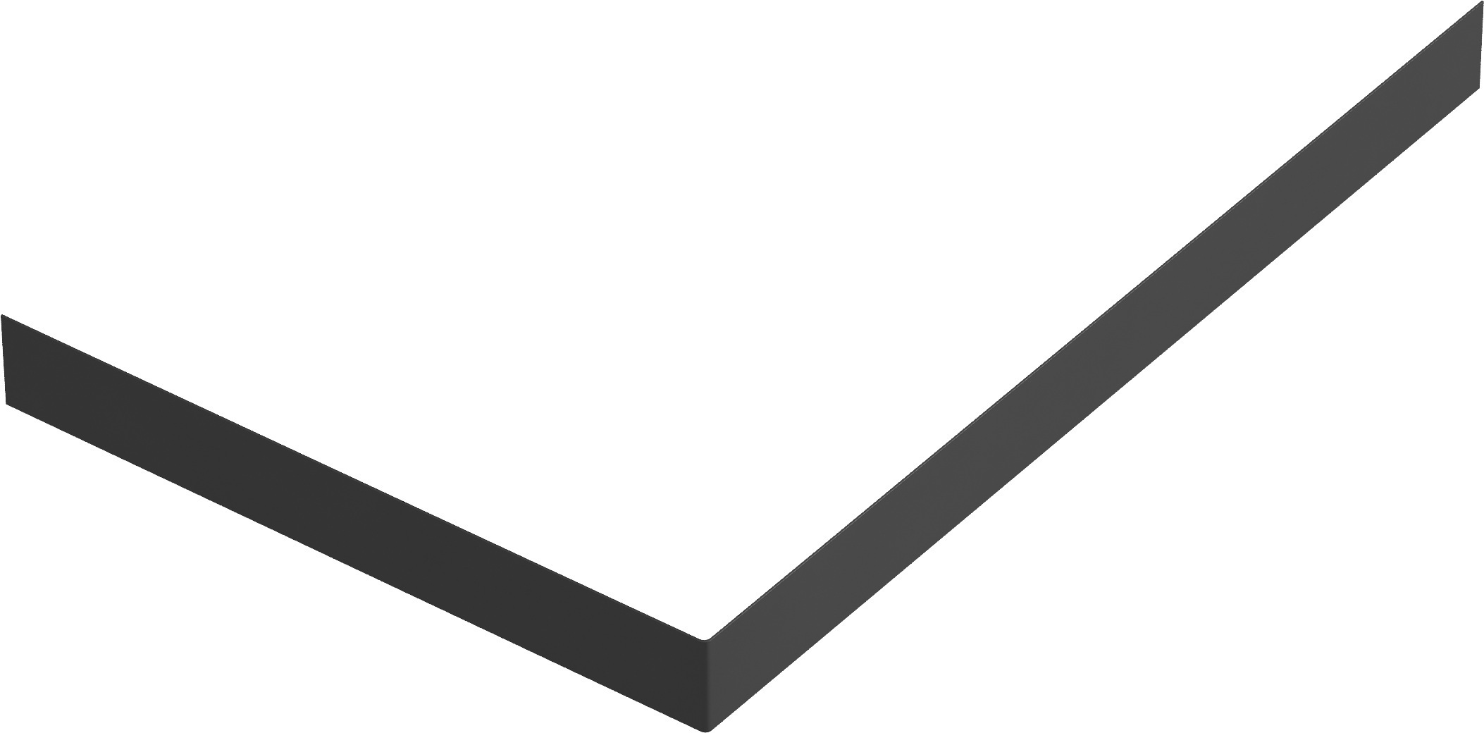 Изображение товара Экран для душевого поддона Marble прямоугольный 80x120 см цвет черный