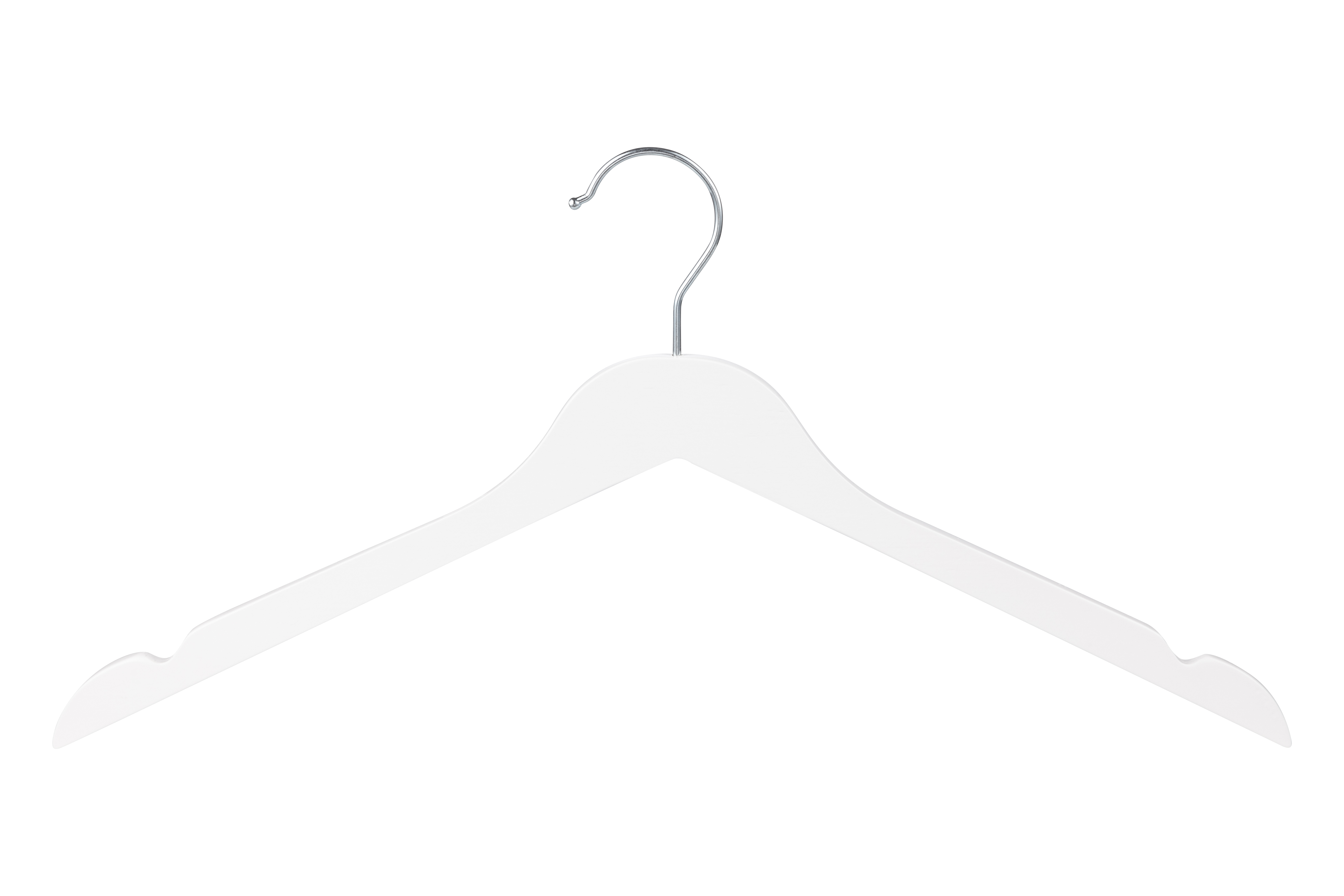 Изображение товара Плечики для одежды KONSENSA 43.5 см дерево цвет белый