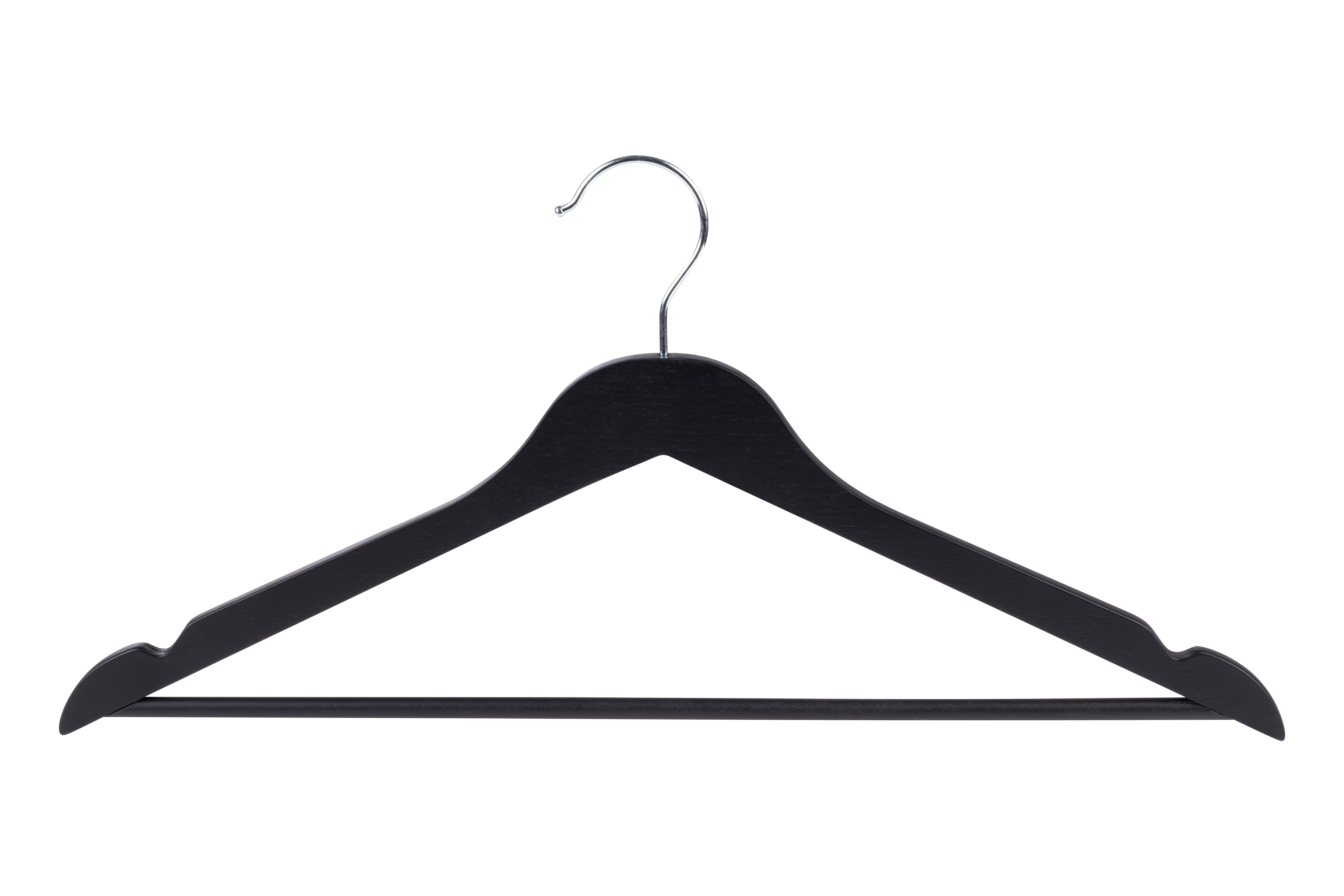 Изображение товара Плечики деревянные KONSENSA 43,5 см черный для одежды высокого качества