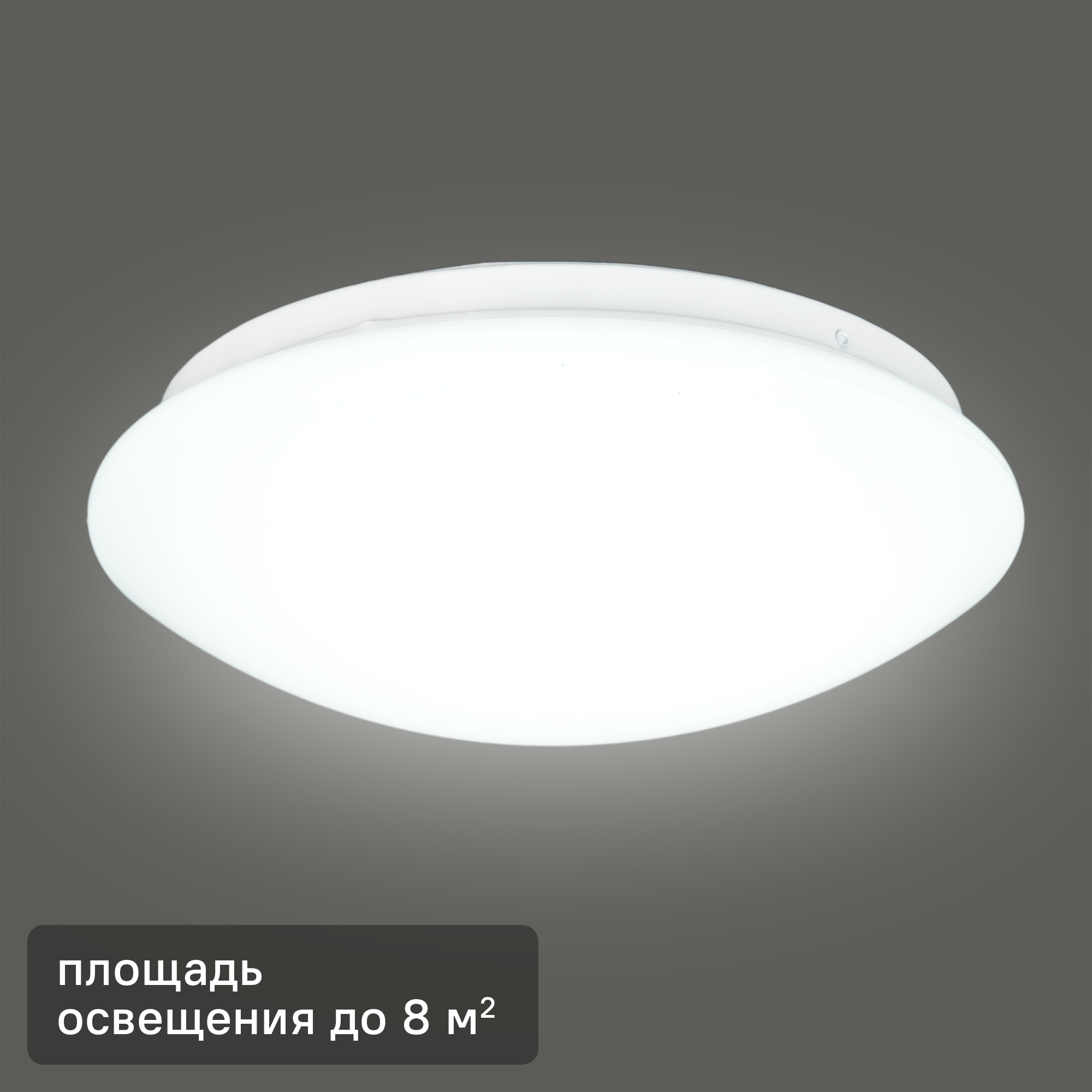 Изображение товара Светильник светодиодный настенно-потолочный Элемент 8 м² холодный белый 12 Вт