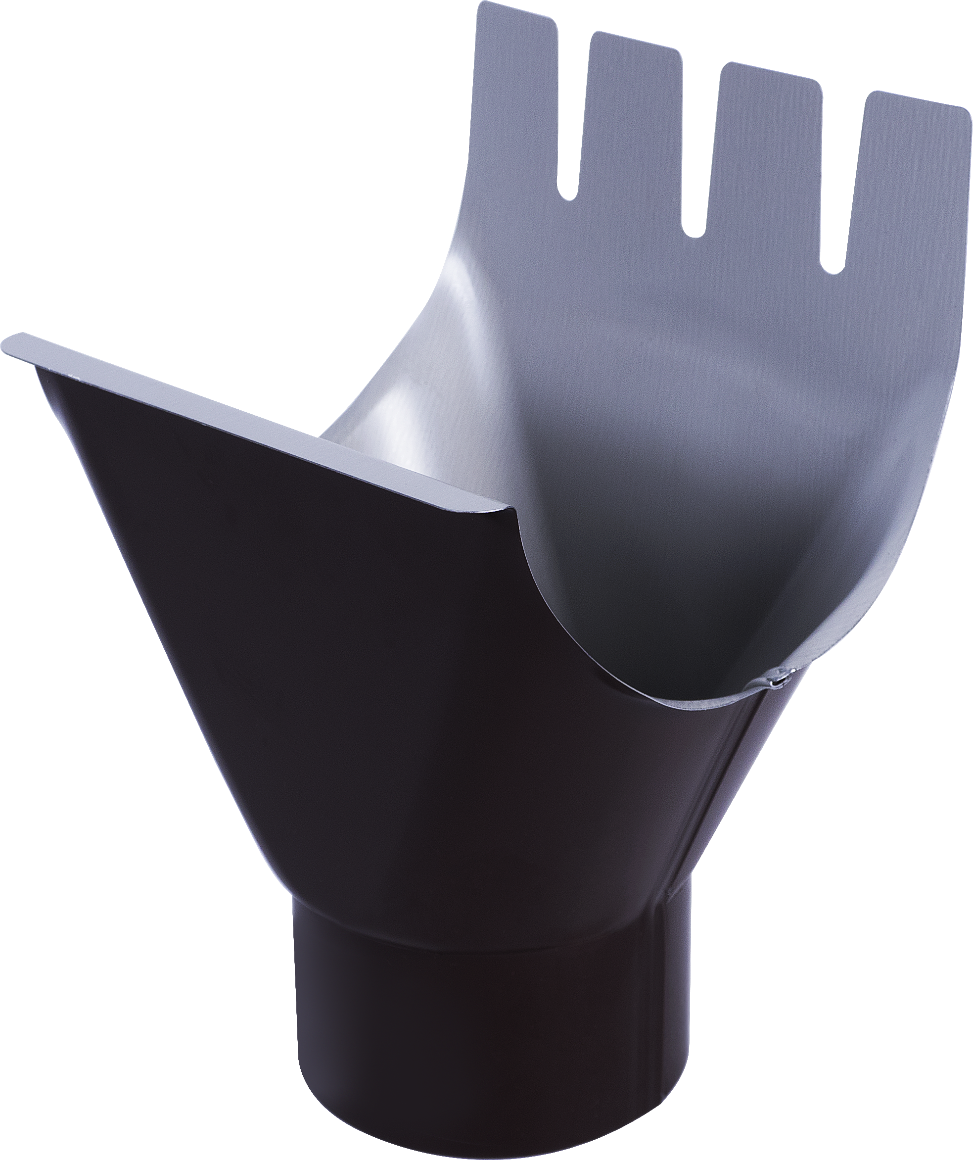 Воронка выпускная D90 мм цвет коричневый