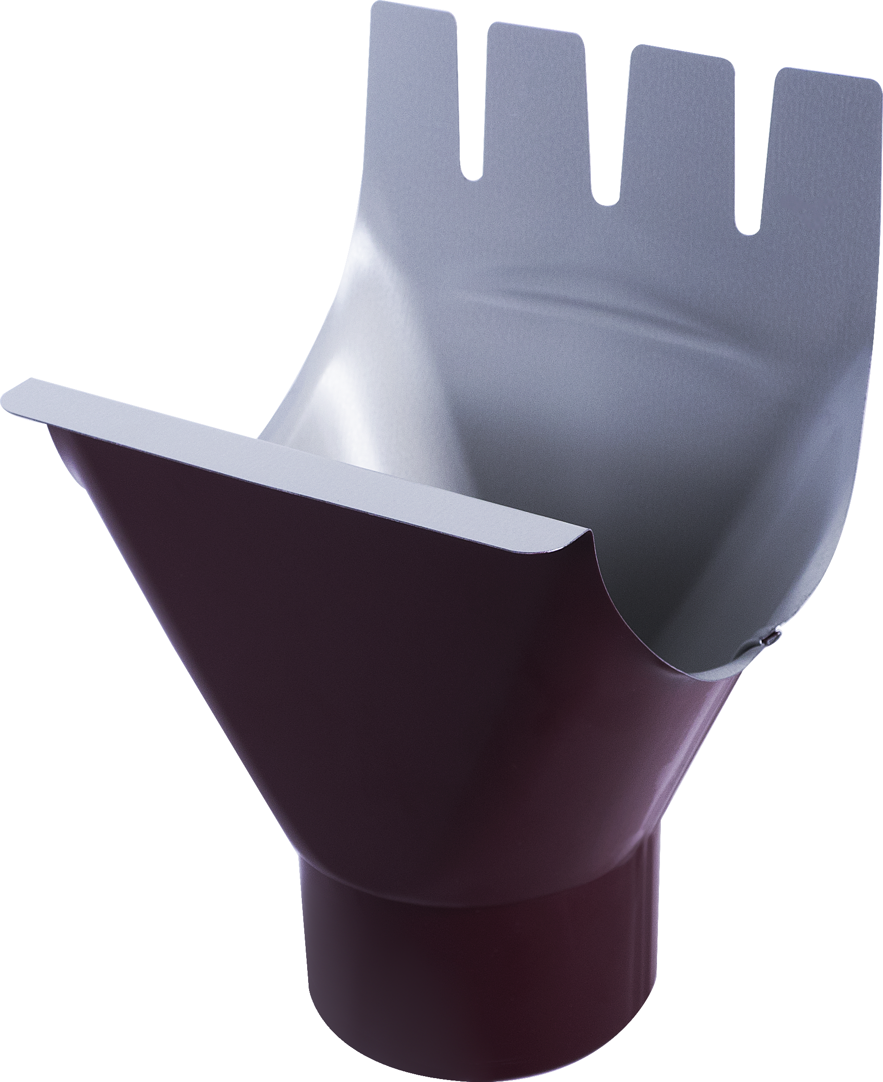 Воронка выпускная D90 мм цвет вишня