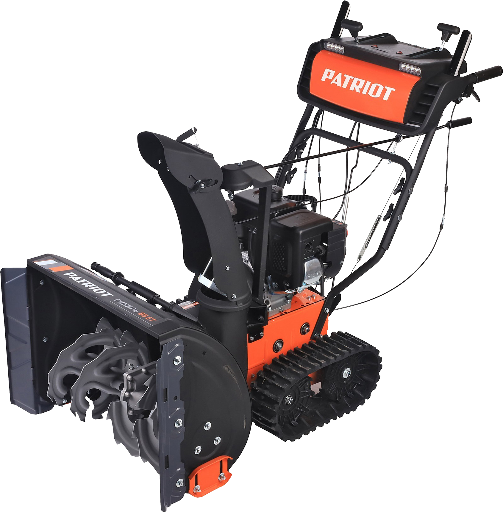 Изображение товара Бензиновый снегоуборщик PATRIOT 85ЕТ 71 см 7 л.с. с гусеницами электростартером