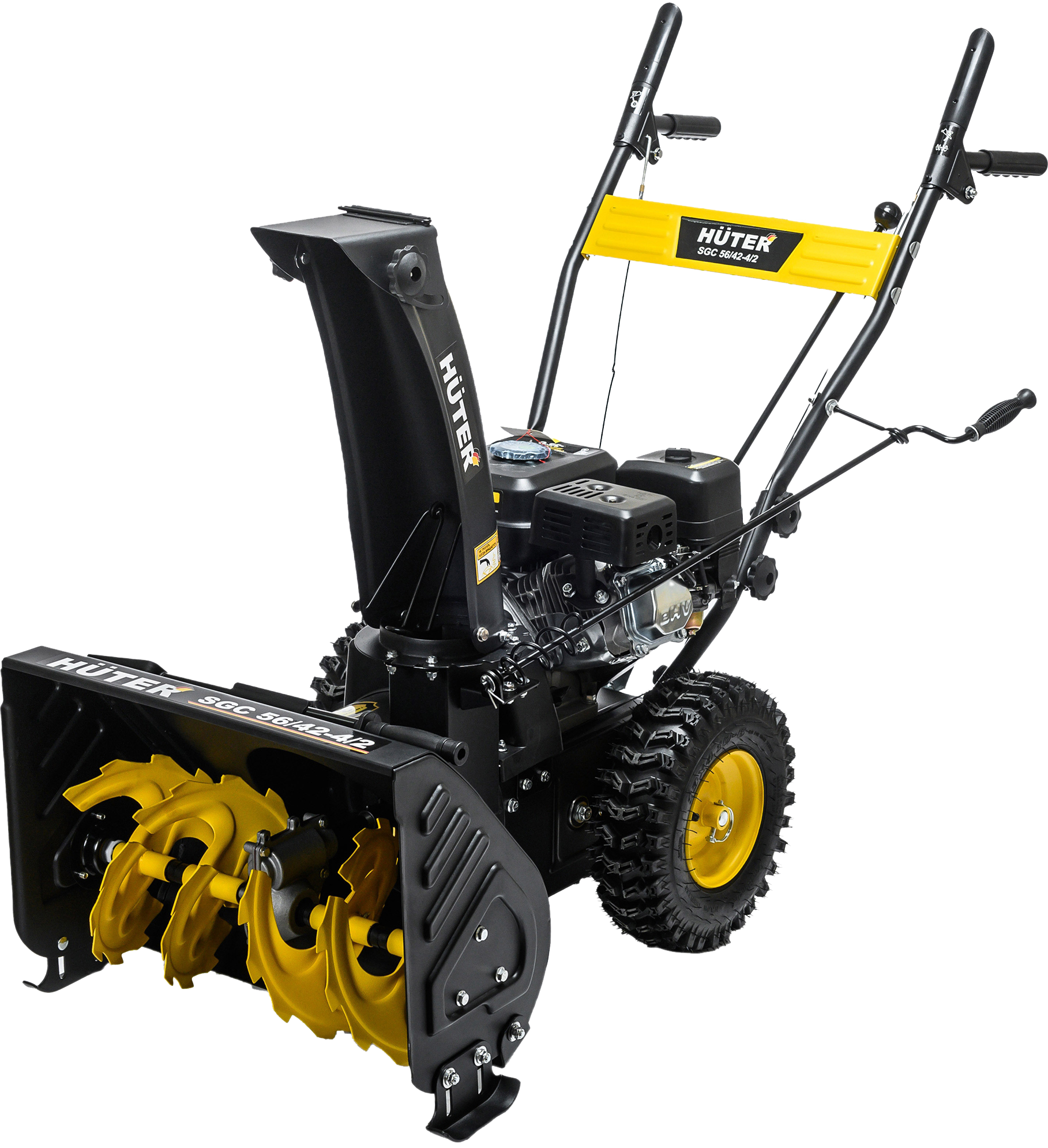 Изображение товара Бензиновый снегоуборщик HUTER SGC 56/42-4/2 6.5 л.с., 56 см, самоходный