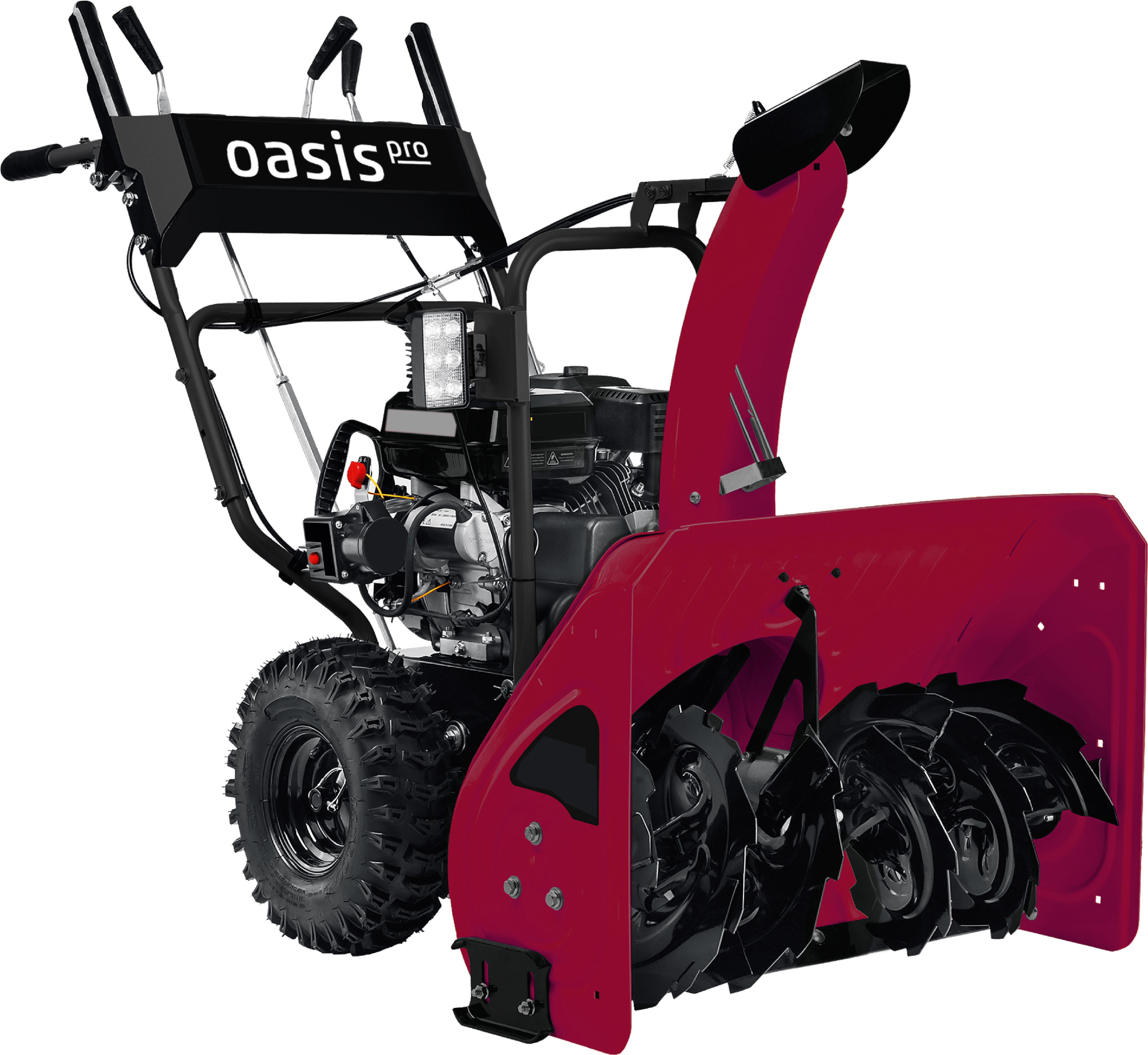 Изображение товара Бензиновый снегоуборщик Oasis SM-7/72K Pro мощностью 7.8 л.с.