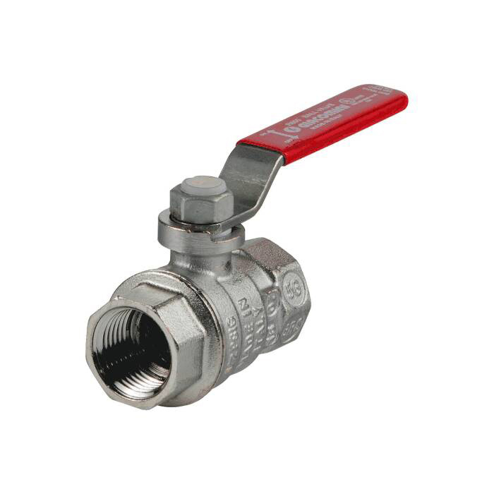 Изображение товара Кран шаровой прямой Giacomini FF DN15 PN35 1/2" ВР латунь ручка рычаг