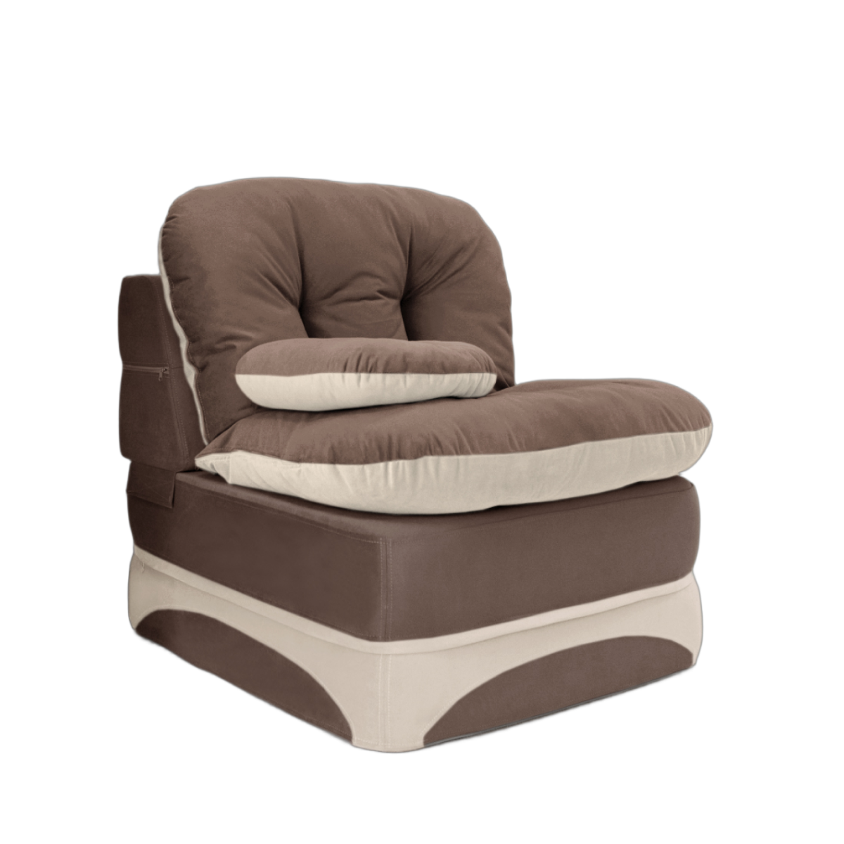 Изображение товара Кресло-кровать High performance Клиффорд 90x80x93 см велюр коричневый