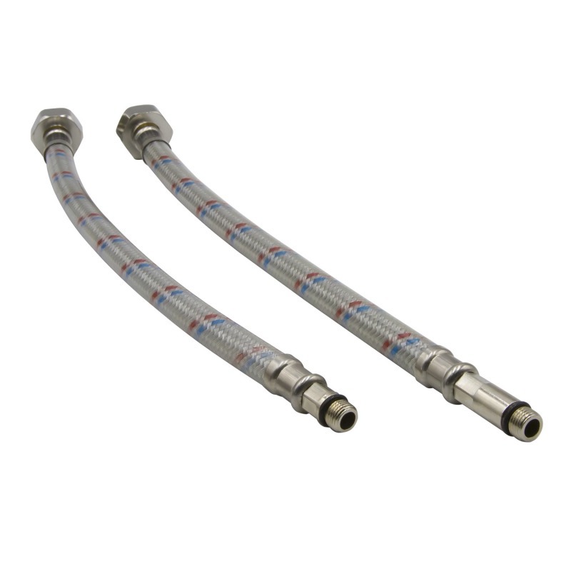 Изображение товара Гибкая подводка для воды Vrt 1/2" 1.2 м внутренняя-наружная резьба 2 шт.