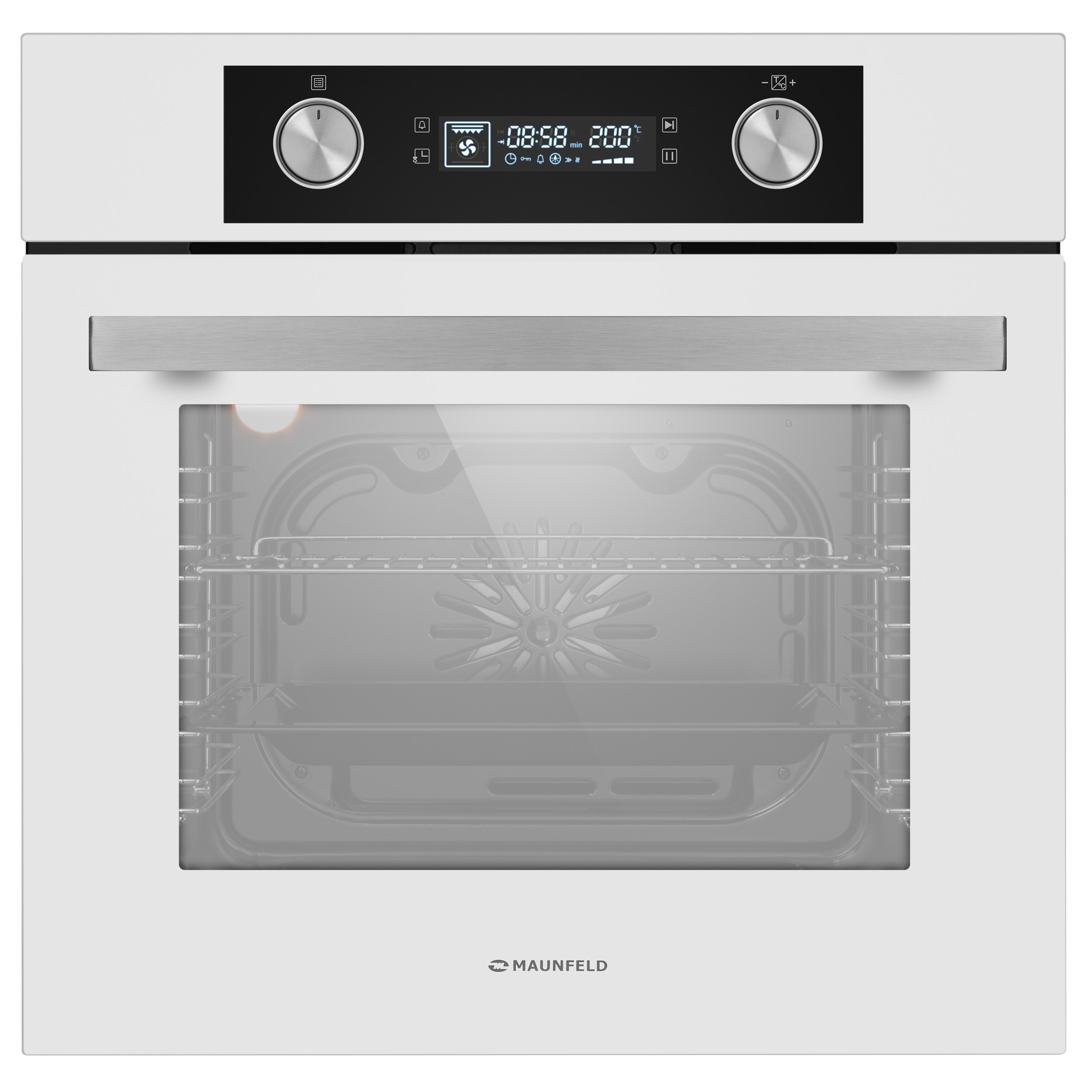 Изображение товара Электрический встраиваемый духовий шкаф Maunfeld AEOH6062W 60л конвекция белый