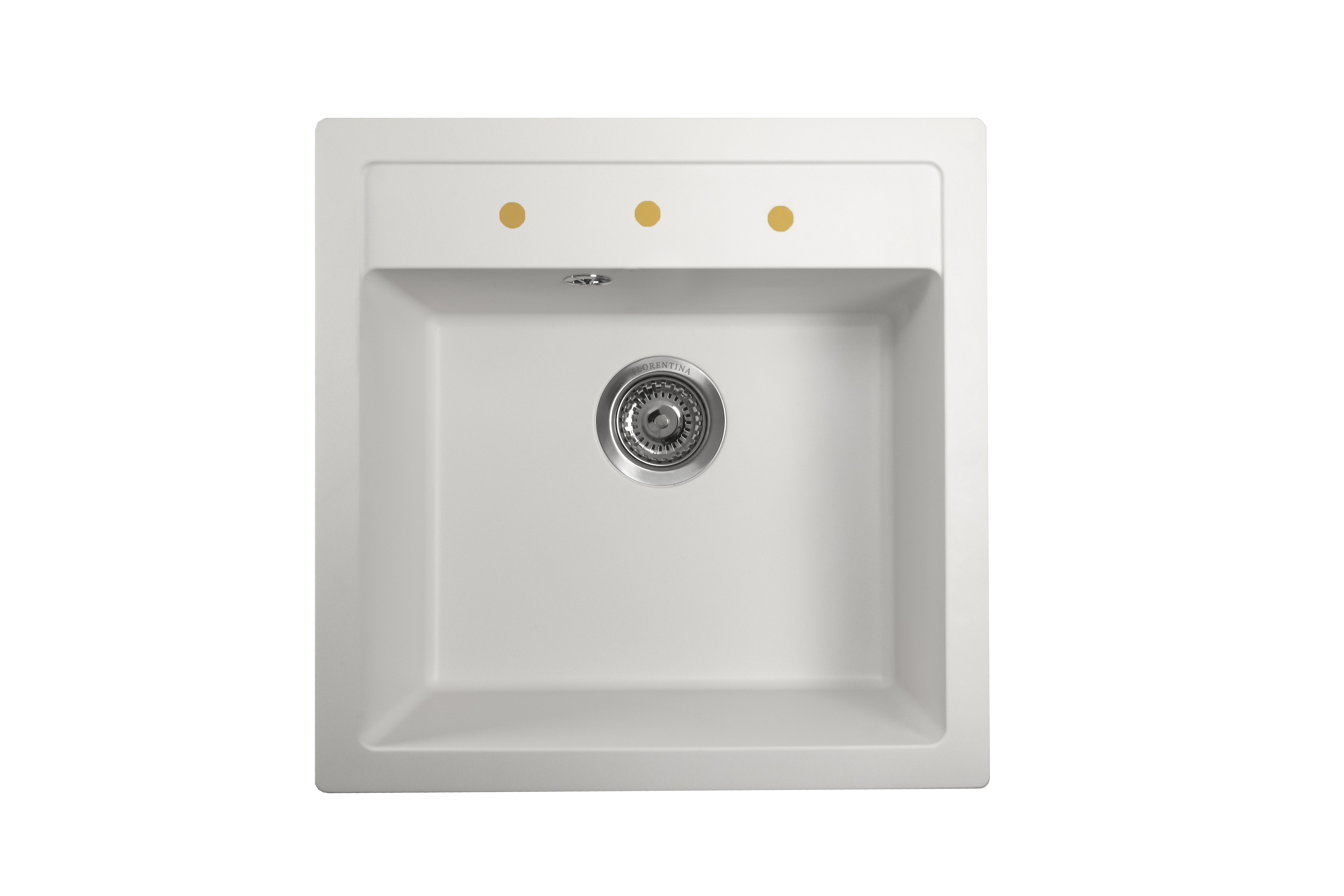 Изображение товара Врезная кухня мойка Florentina Липси 510 51x51 см искусственный камень жасмин