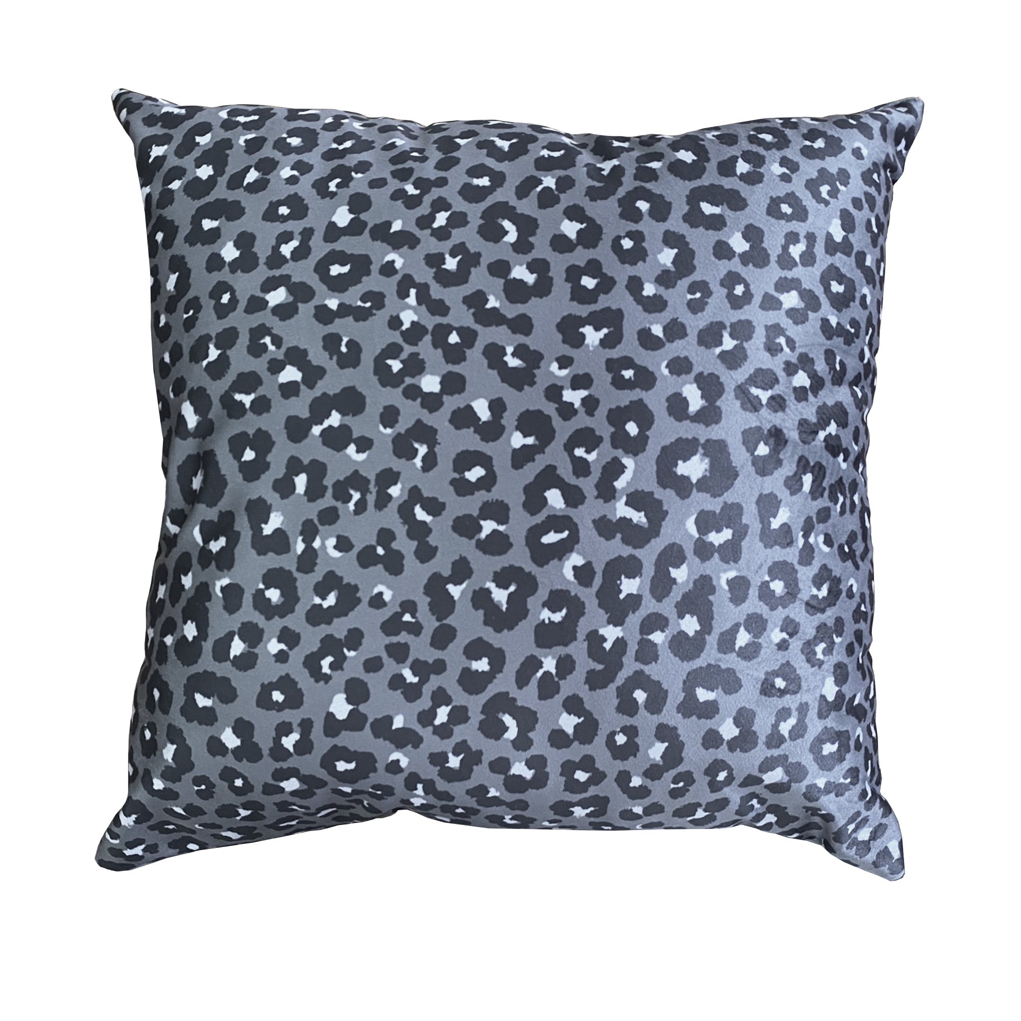 Изображение товара Декоративная подушка Леопард 45x45 см цвет серый