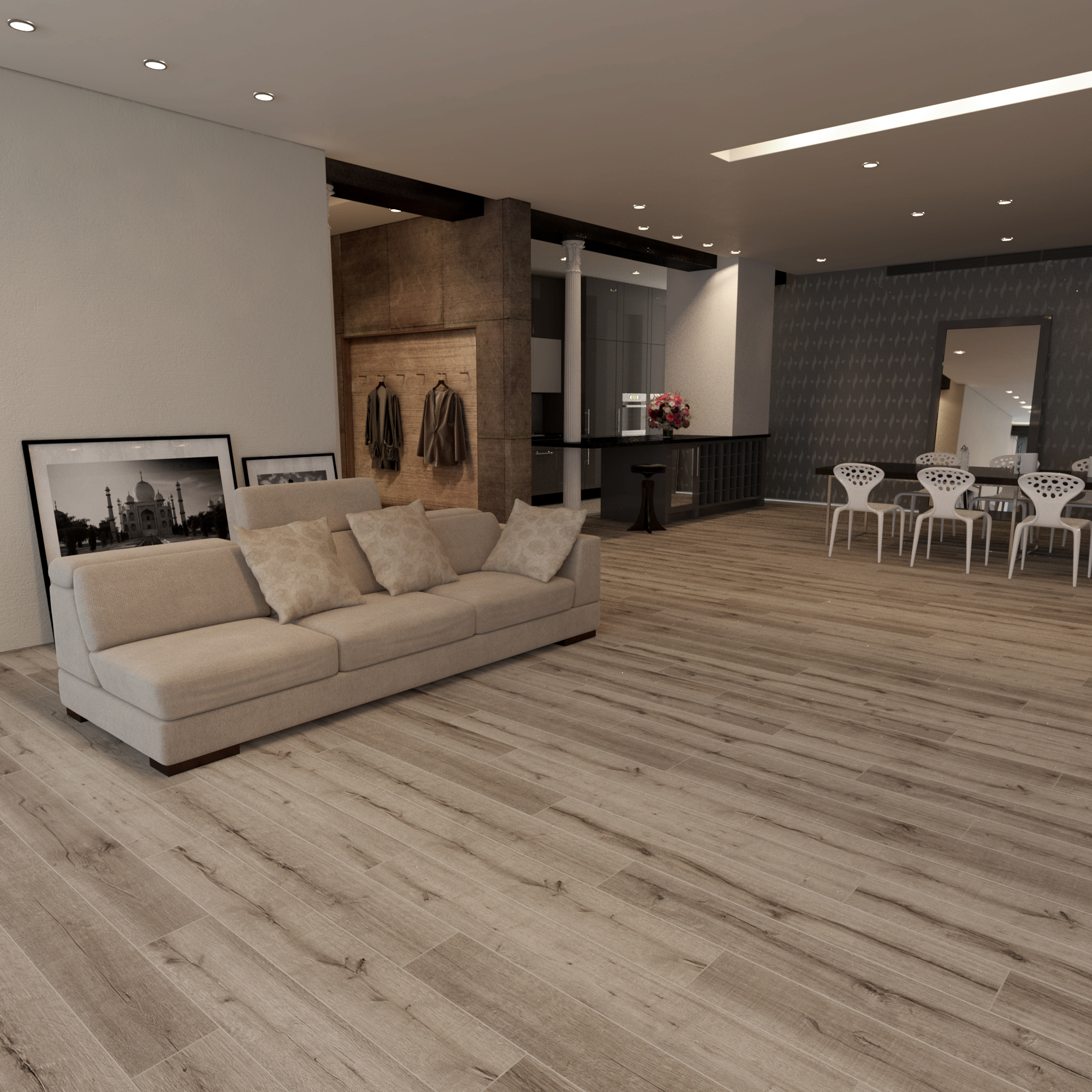 Изображение товара Ламинат Дуб Маттоне 33 класс 8 мм с фаской 2.131 м²