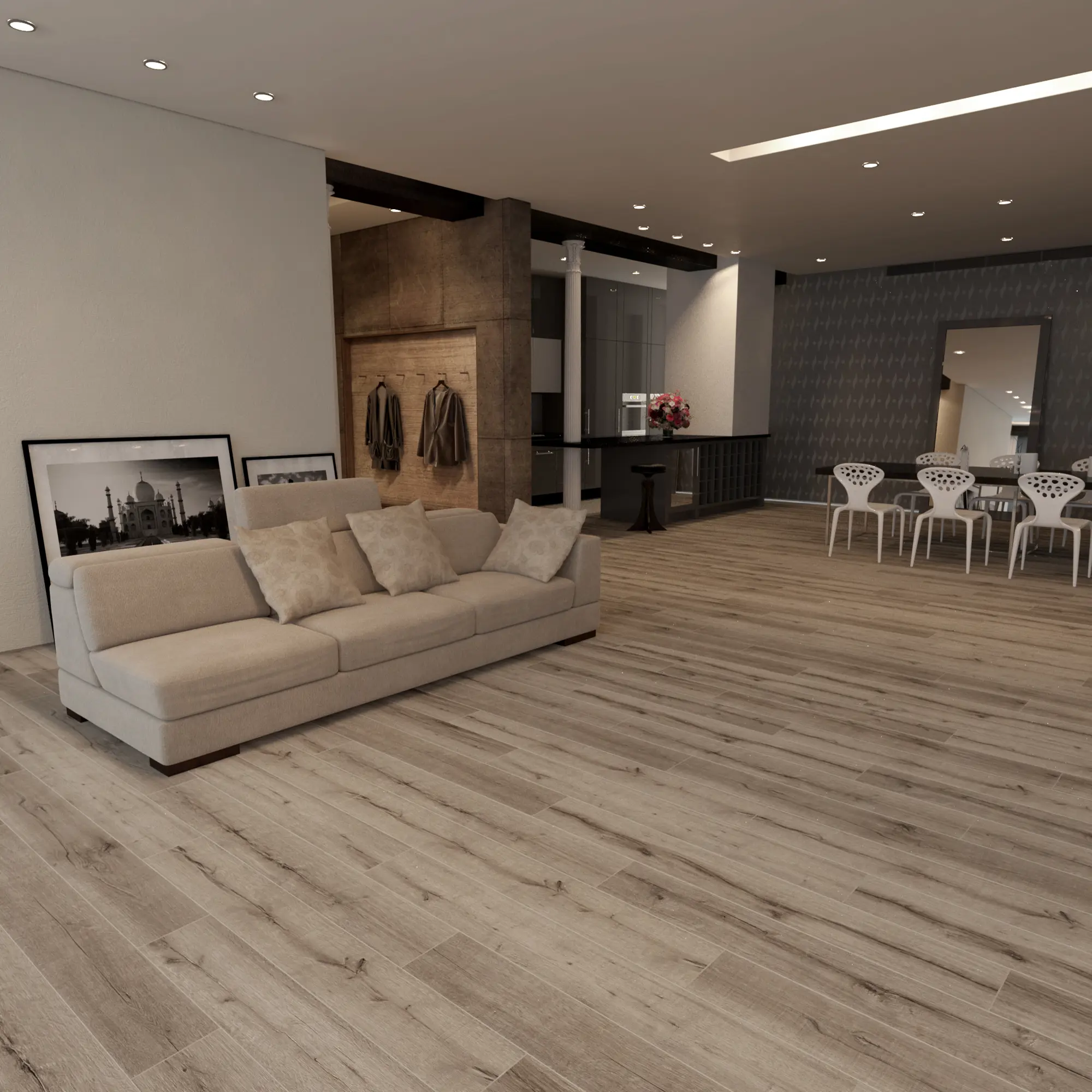 Ламинат «Дуб Маттоне» 33 класс толщина 8 мм с фаской 2.131 м²