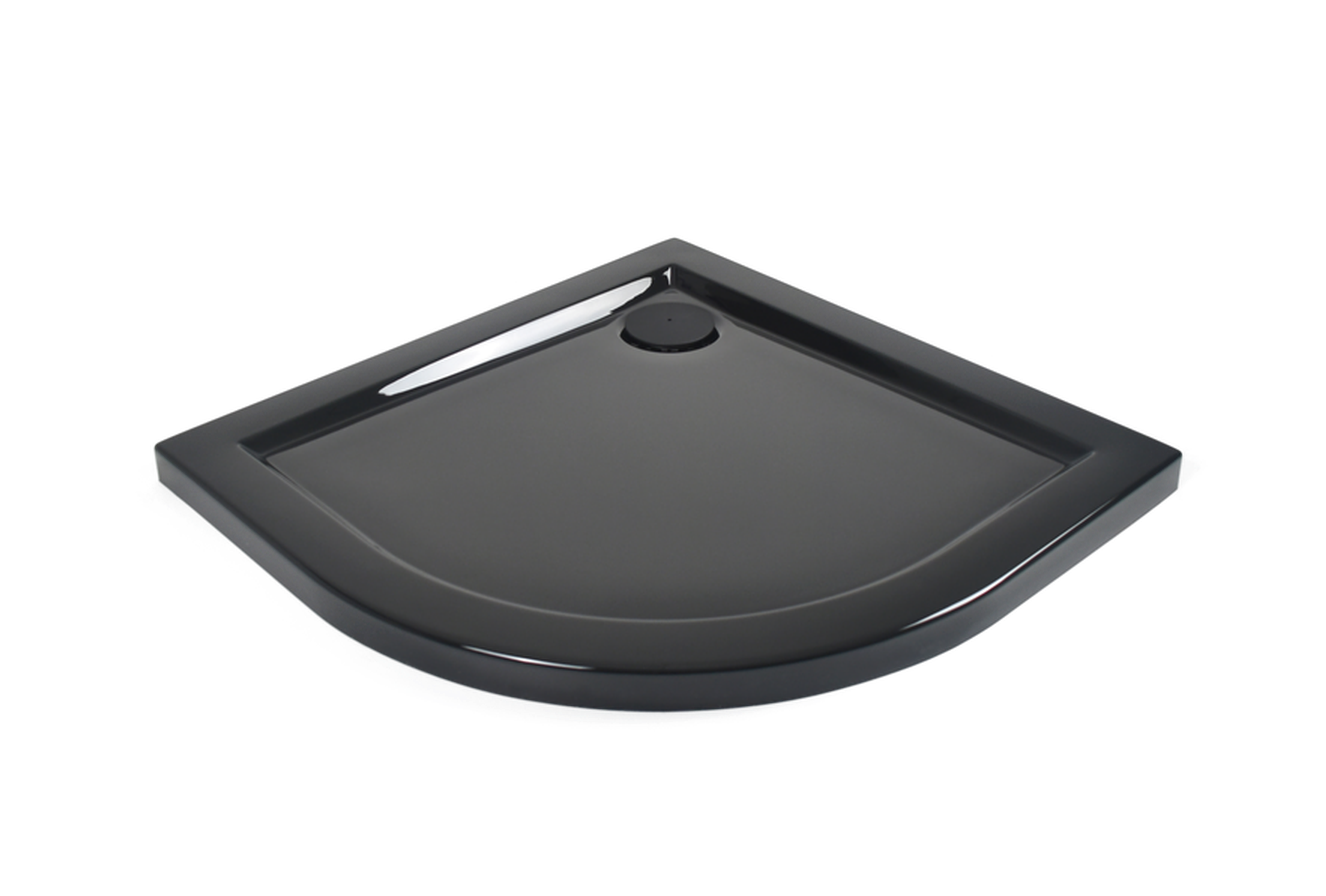 Душевой поддон Metakam Joy Black 1/4 круга акриловый 90x90 см сифон в комплекте - 5