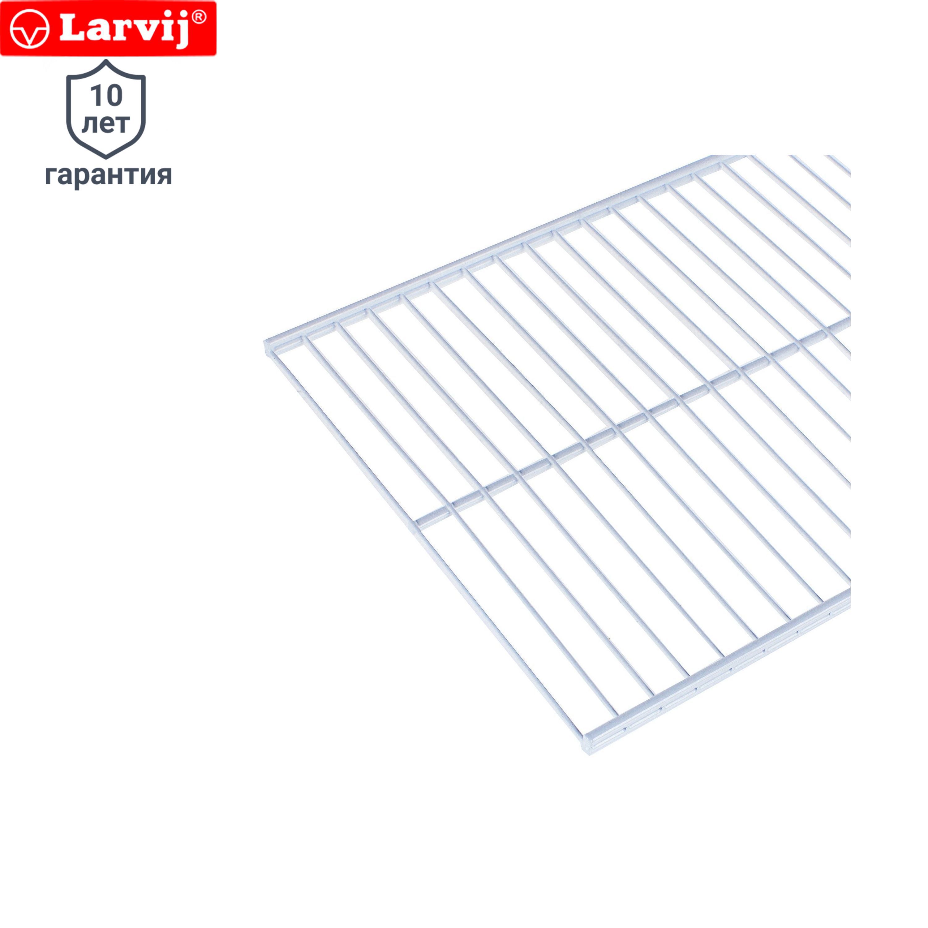 Изображение товара Сетчатая полка для гардеробной системы Larvij 60.3x30.6 см сталь белый цвет