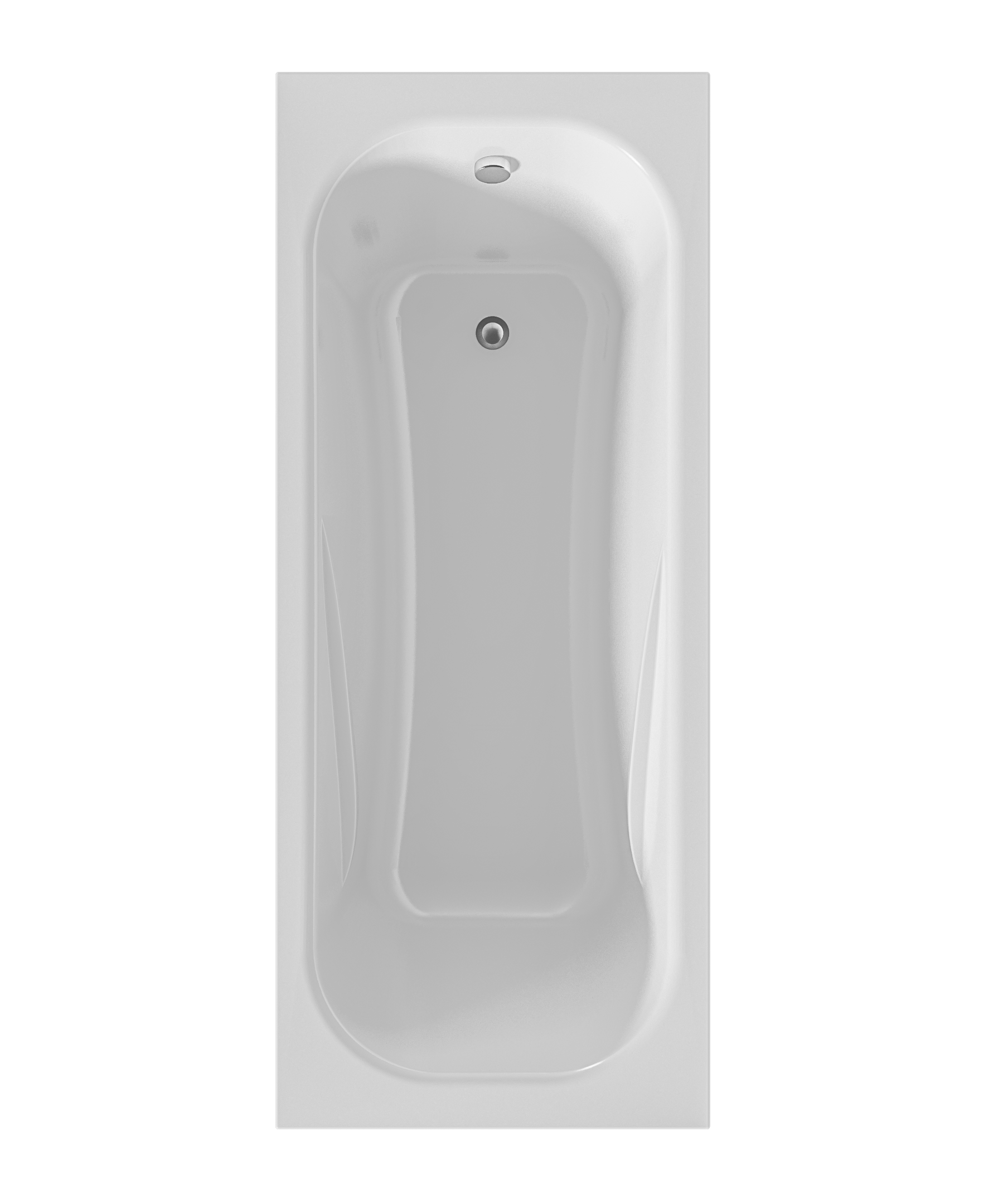 Изображение товара Ванна 100Acryl Luara акриловая прямоугольная 170x70 см со стальным каркасом