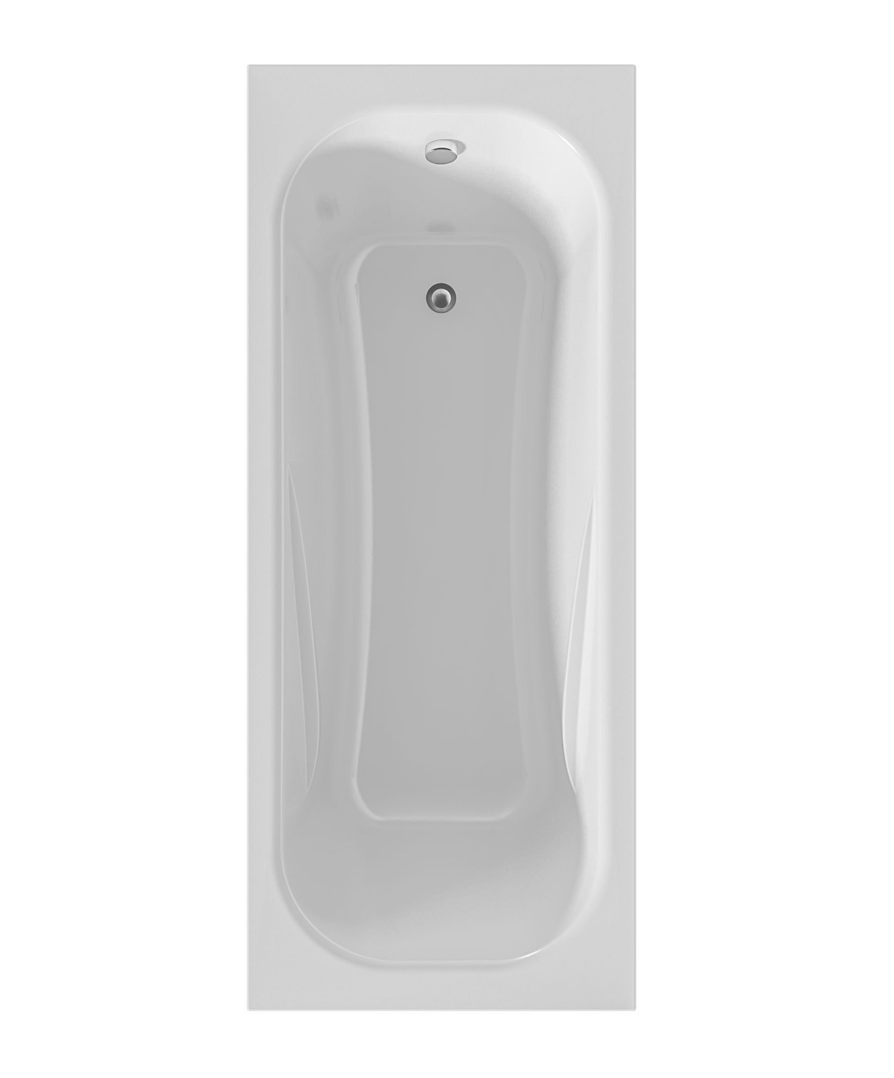 Ванна 100Acryl Luara акриловая 170x70 см ножки в комплекте