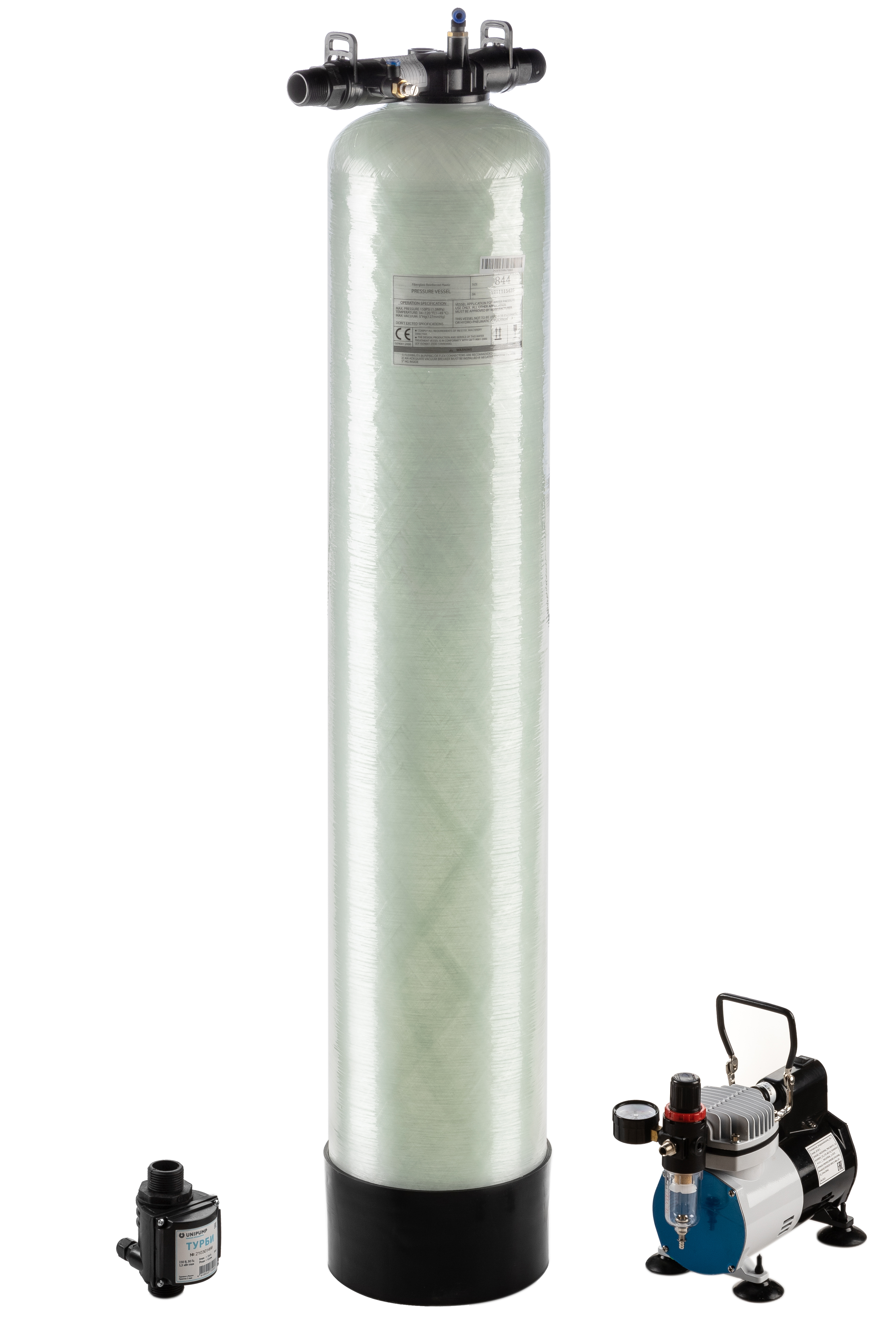 Изображение товара Колонна аэрации 08x35 комплект — очистка воды газом воздуха