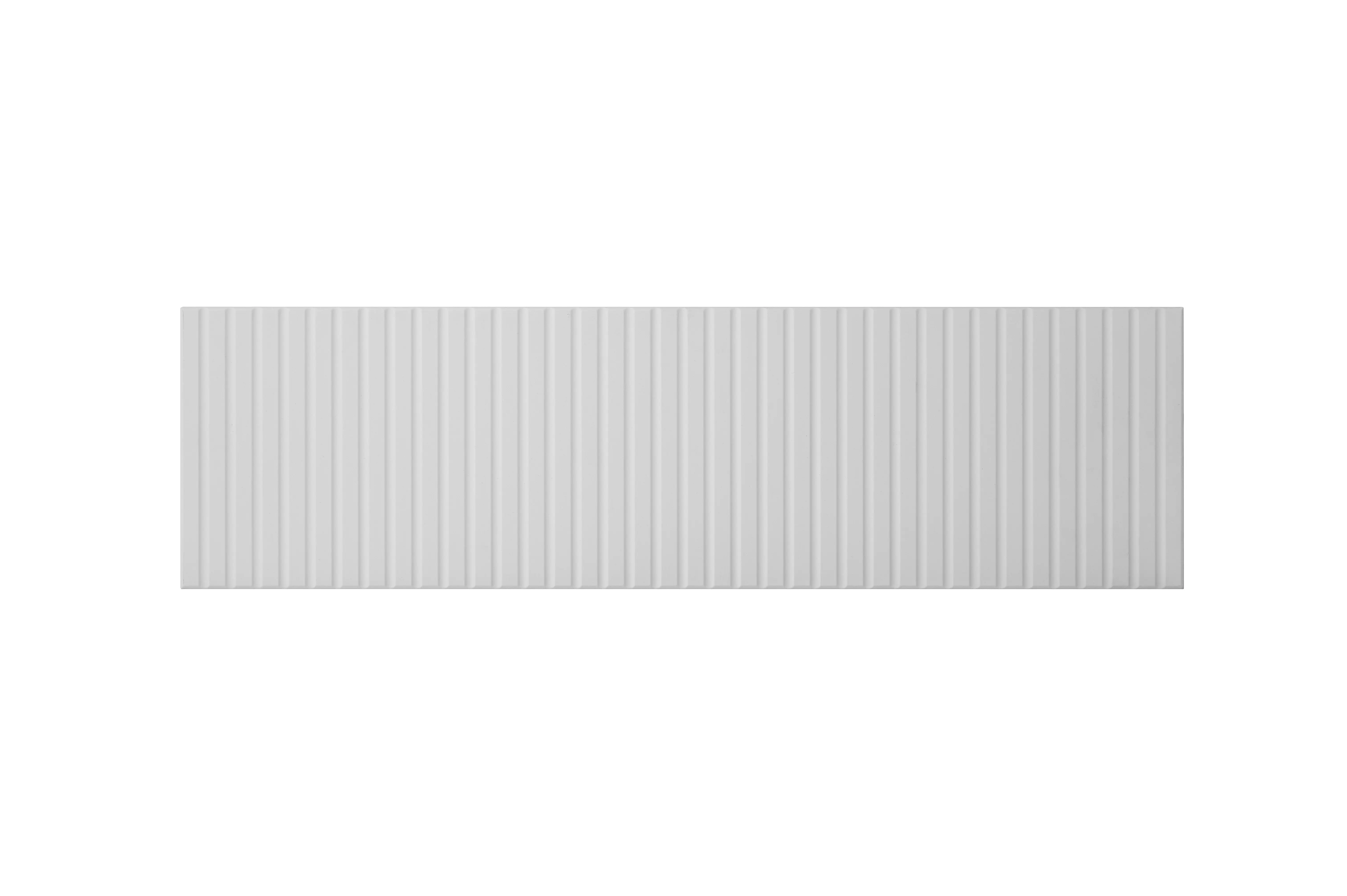 Фасад комода Лион Висла 79.6x22x1.7 см МДФ цвет белый - 1