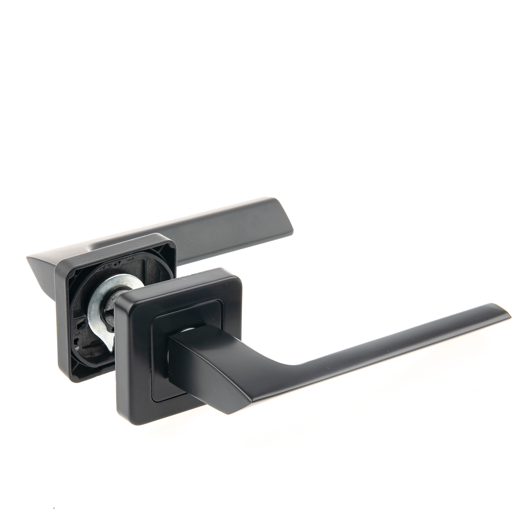 Дверные ручки Armex H-22105-А-BLM, без запирания, цвет матовый черный ️ ...