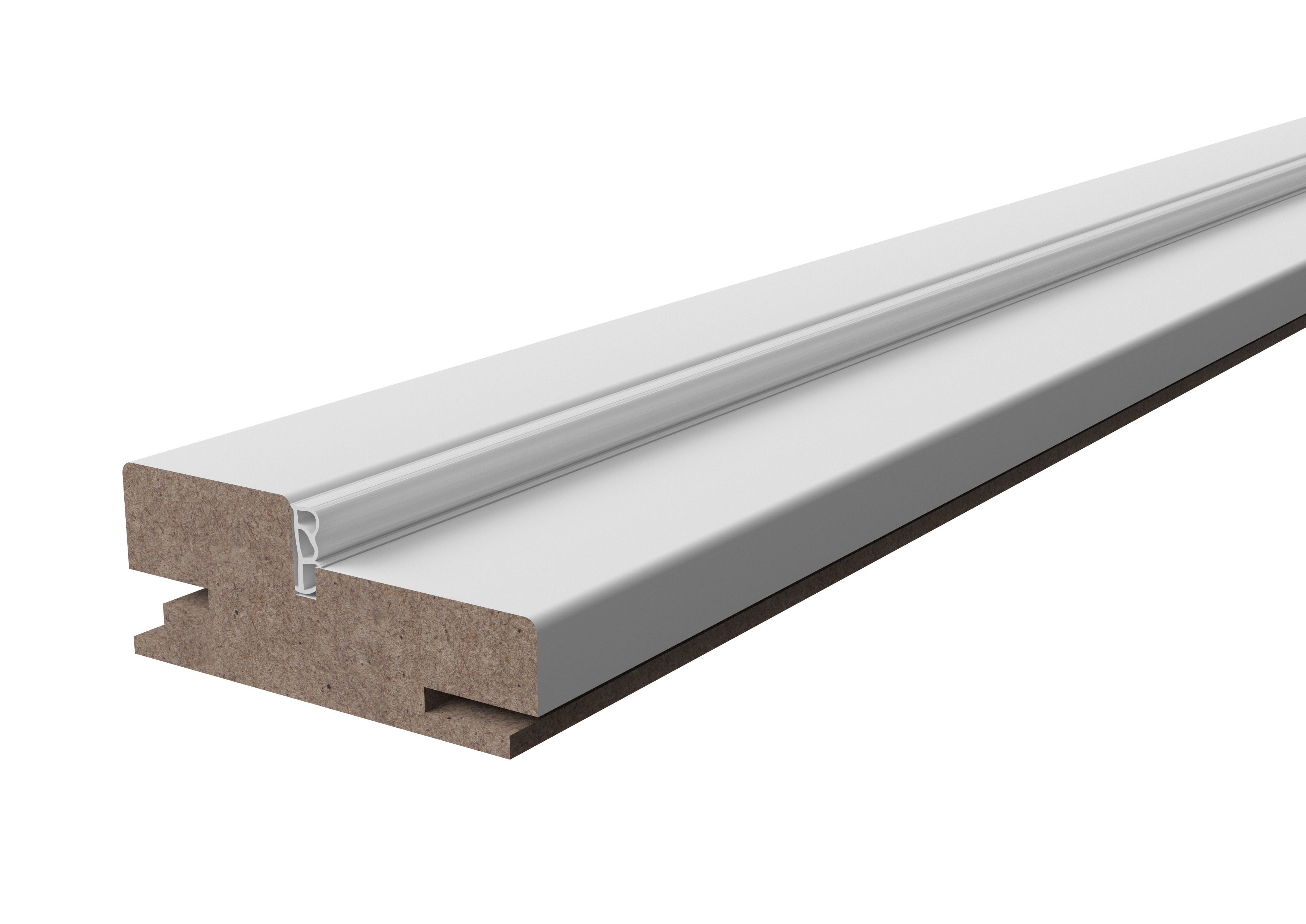 Дверная коробка Некст телескопический 2100x80x32 мм Hardflex ламинация цвет аляска (2.5 шт.)