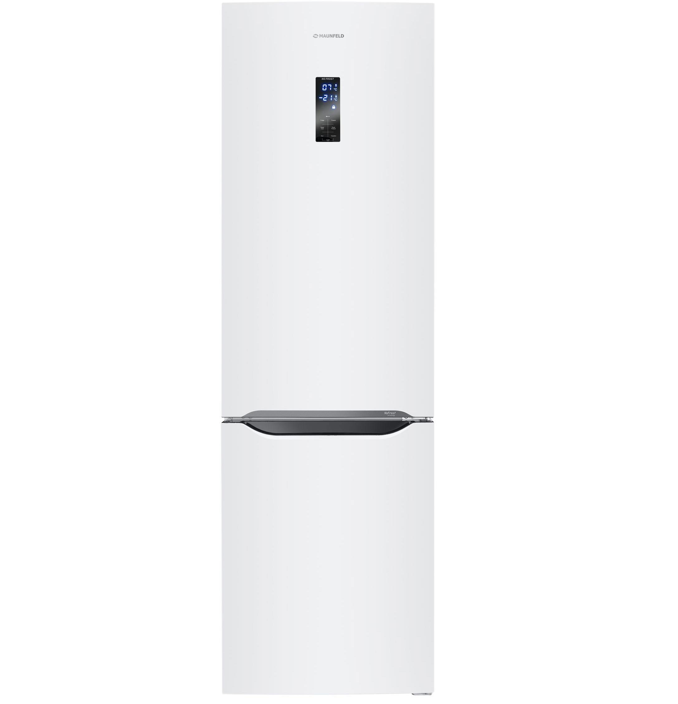 Изображение товара Холодильник двухкамерный Maunfeld MFF195NFIW10 59.5x194x67.6 см цвет белый