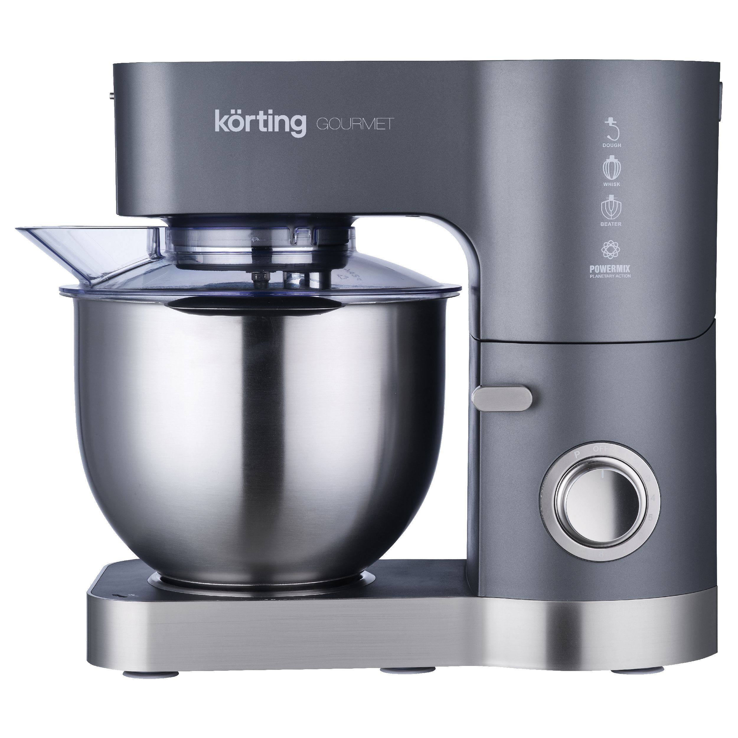 Изображение товара Кухонный комбайн Korting Kkm 0106 Gourmet 8 скоростей 1200 Вт серый