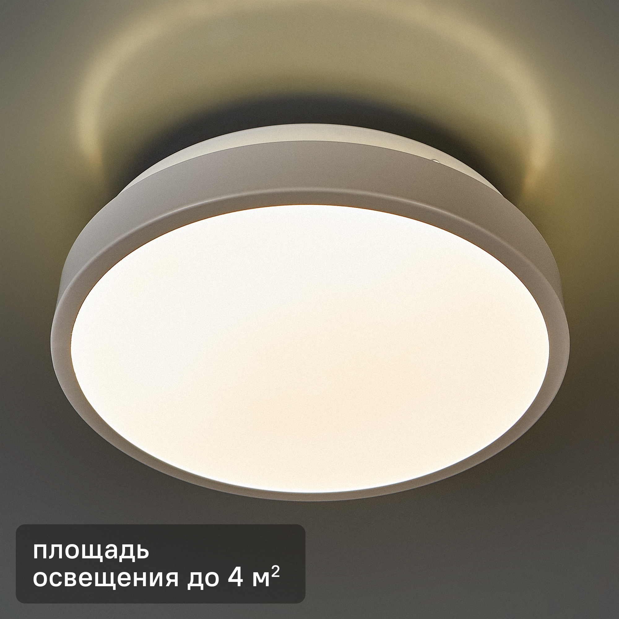 Изображение товара Светильник настенно-потолочный светодиодный Сонекс Smalli 3014/AL Led 12 Вт пластик нейтральный белый свет цвет белый