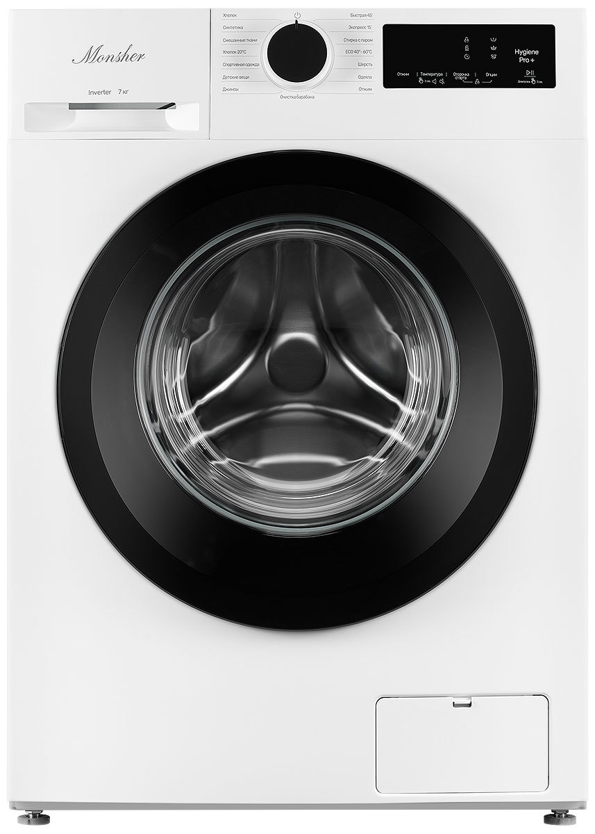Изображение товара Стиральная машина Monsher Mwm 400 blanc 59.5x84.5x48 см 7 кг цвет белый