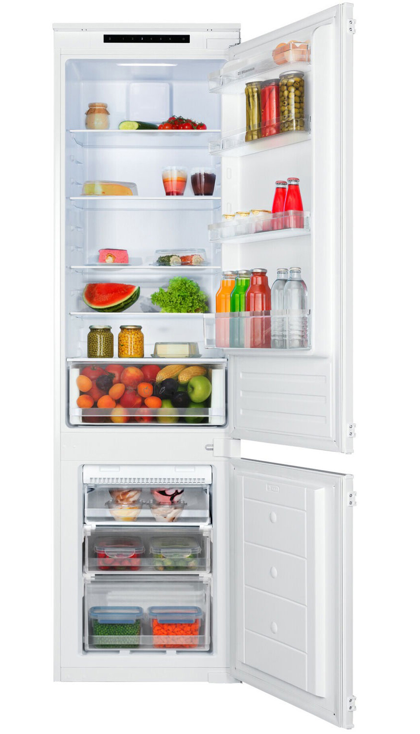 Изображение товара Встраиваемый Холодильник двухкамерный Hansa 689324 54x193.7 см цвет белый
