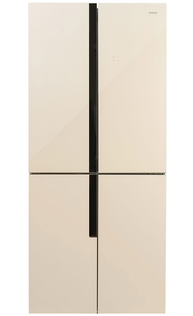 Изображение товара Отдельностоящий холодильник Centek CT-1750 NF Beige, INVERTER 78.5x181.5 см цвет бежевый