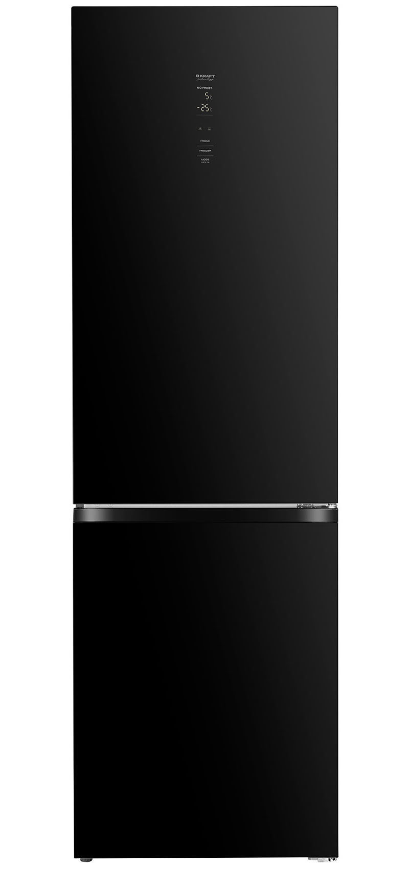 Изображение товара Отдельностоящий Холодильник двухкамерный Kraft Technology TNC-NF504BG 60x193.5 см цвет темно-серый