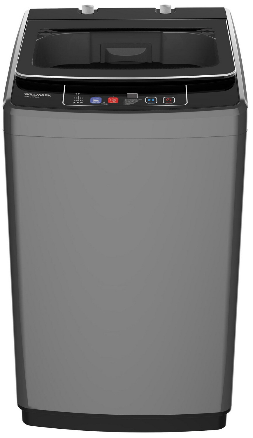 Изображение товара Стиральная машина Willmark Wma-772gd серая 54.5x90x55.5 см 7 кг цвет серый