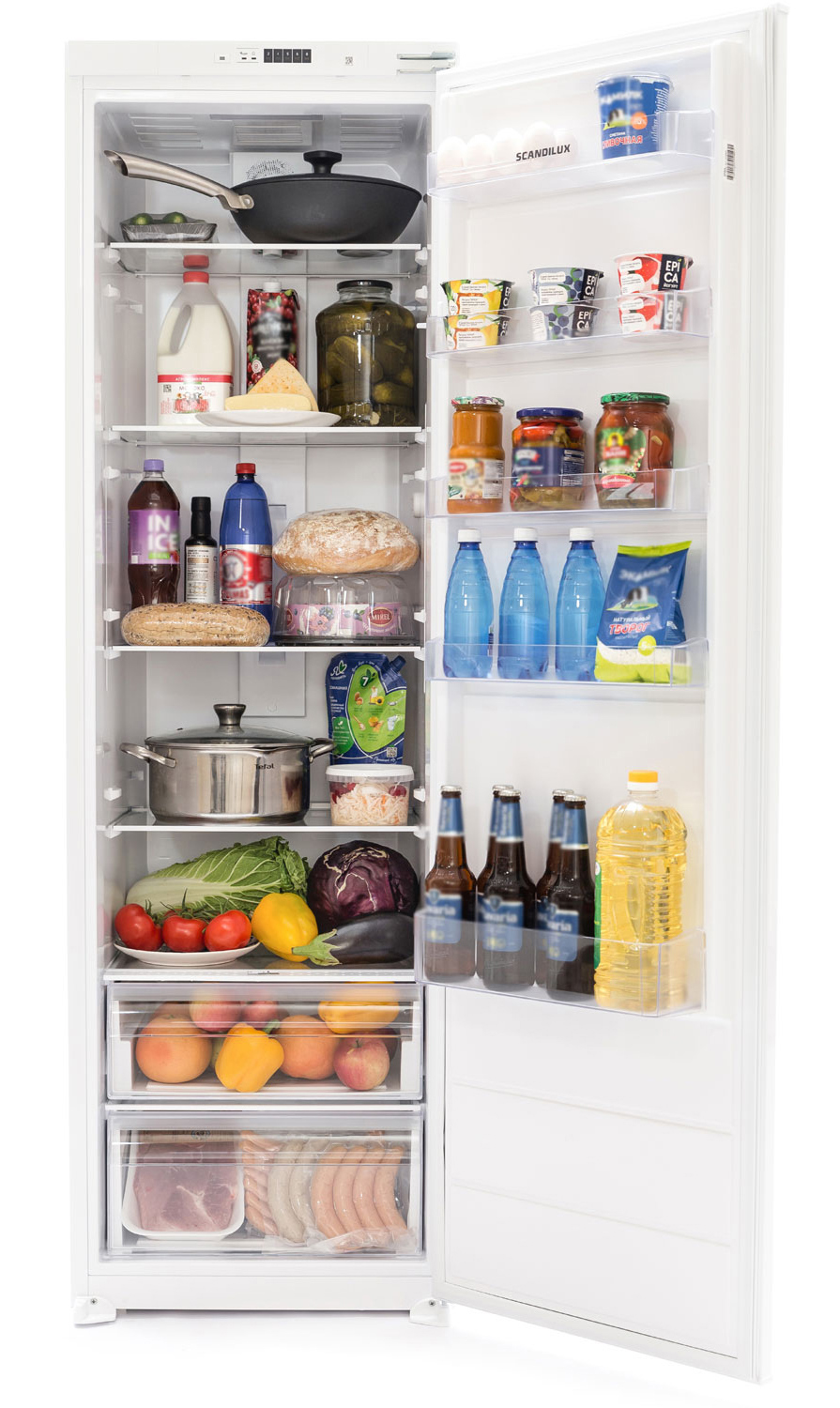 Изображение товара Однокамерный холодильник Scandilux 654572 белый 177x54x54.5 см с Maxi Fresh Zone