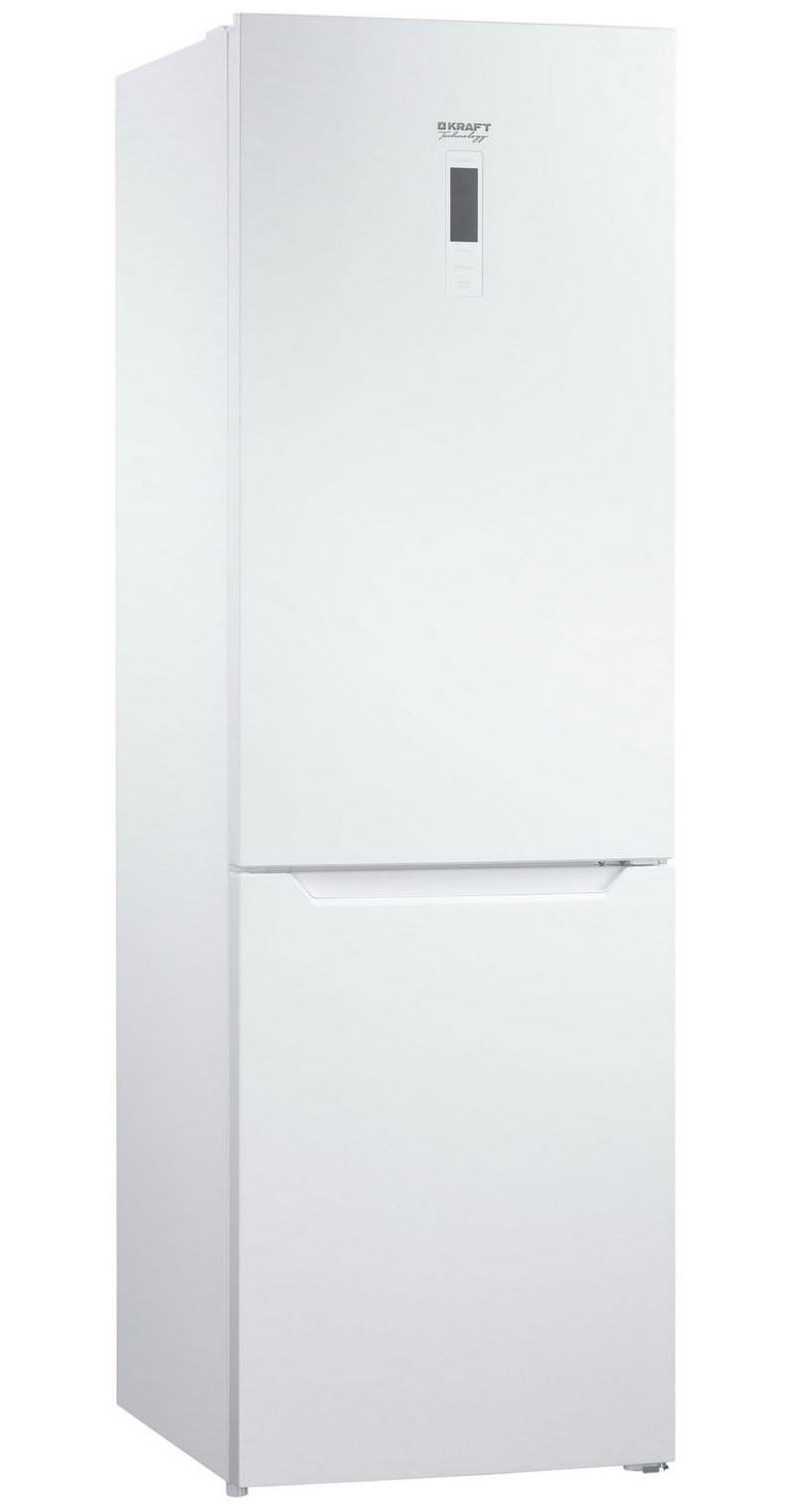 Изображение товара Двухкамерный холодильник Kraft TNC-NF501W белый 60x193.5 см с системой No Frost