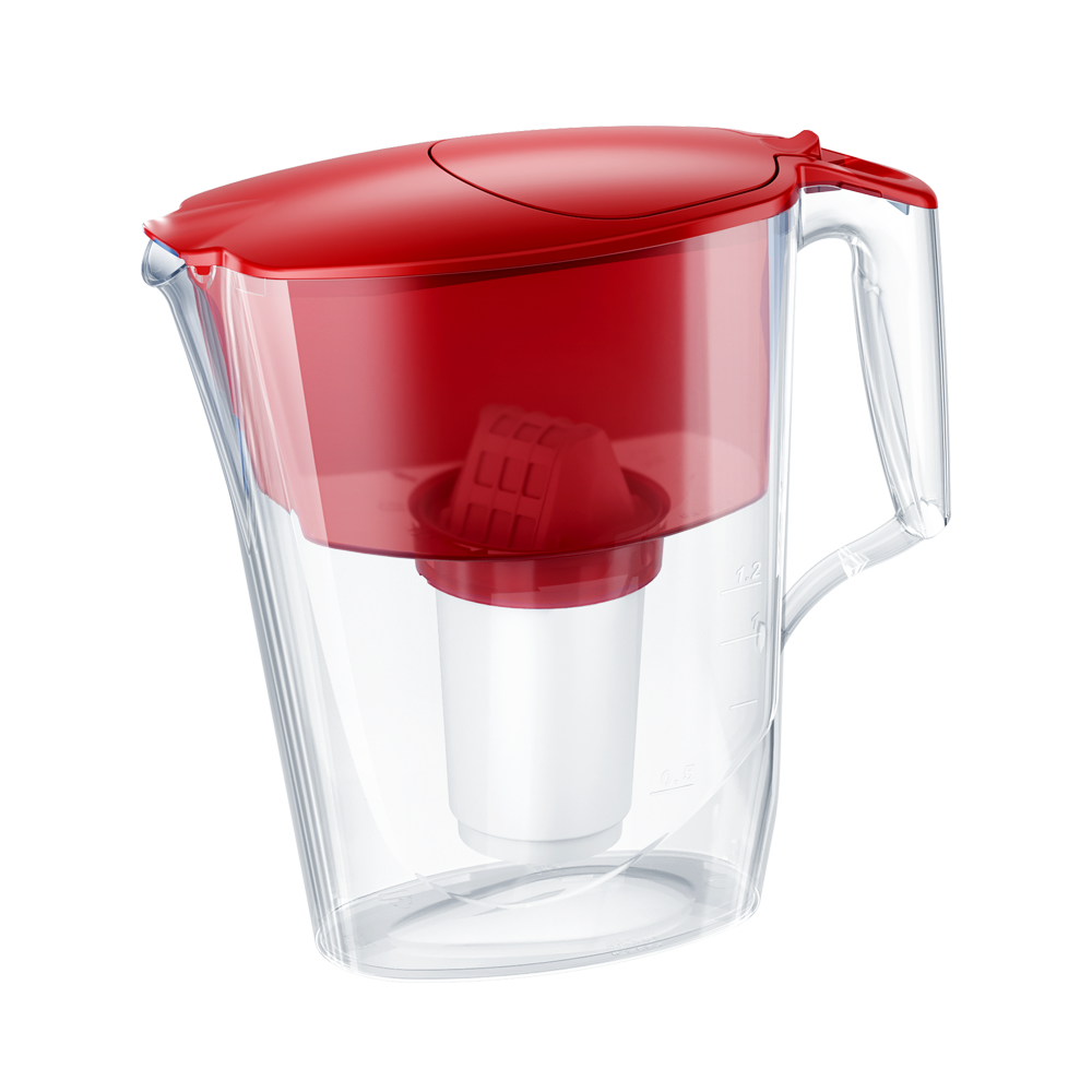 Изображение товара Фильтр-кувшин для воды Аквафор Инди 2.5 л красный 1 картридж