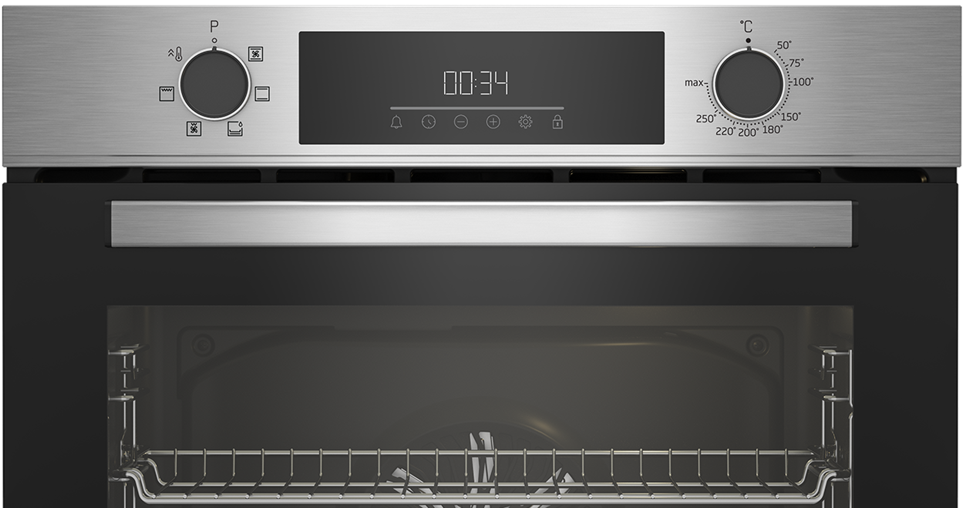 Изображение товара Встраиваемый духовой шкаф Beko Bbie12300Xd 59.40x59.50x56.70 см цвет нержавеющая сталь