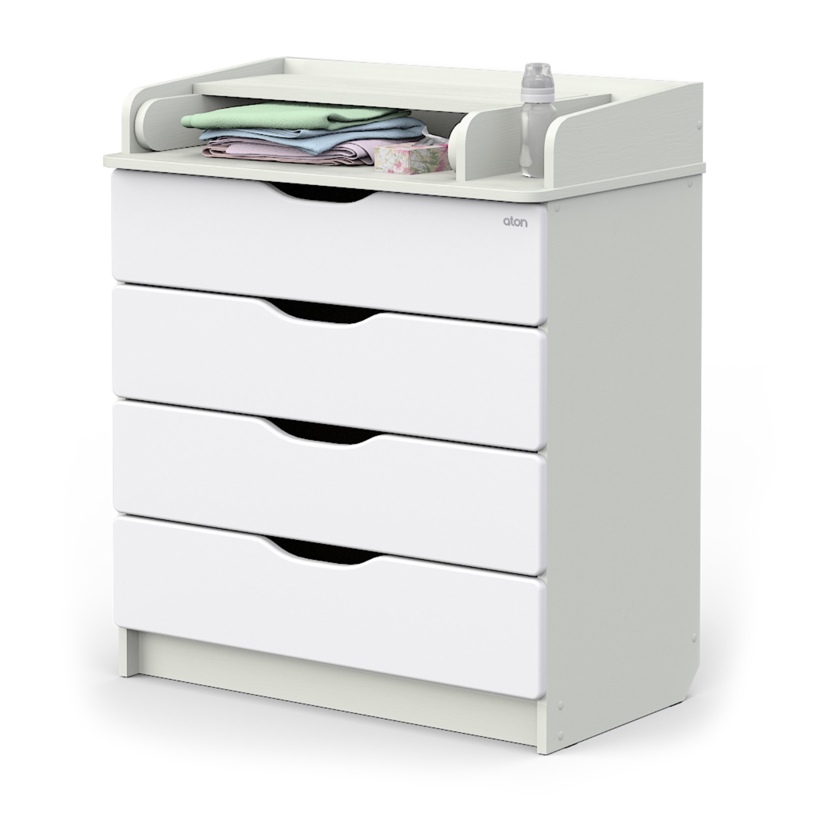 Изображение товара Комод Simaland Сириус 2 4 ящика 81x48x95 см ЛДСП цвет белый