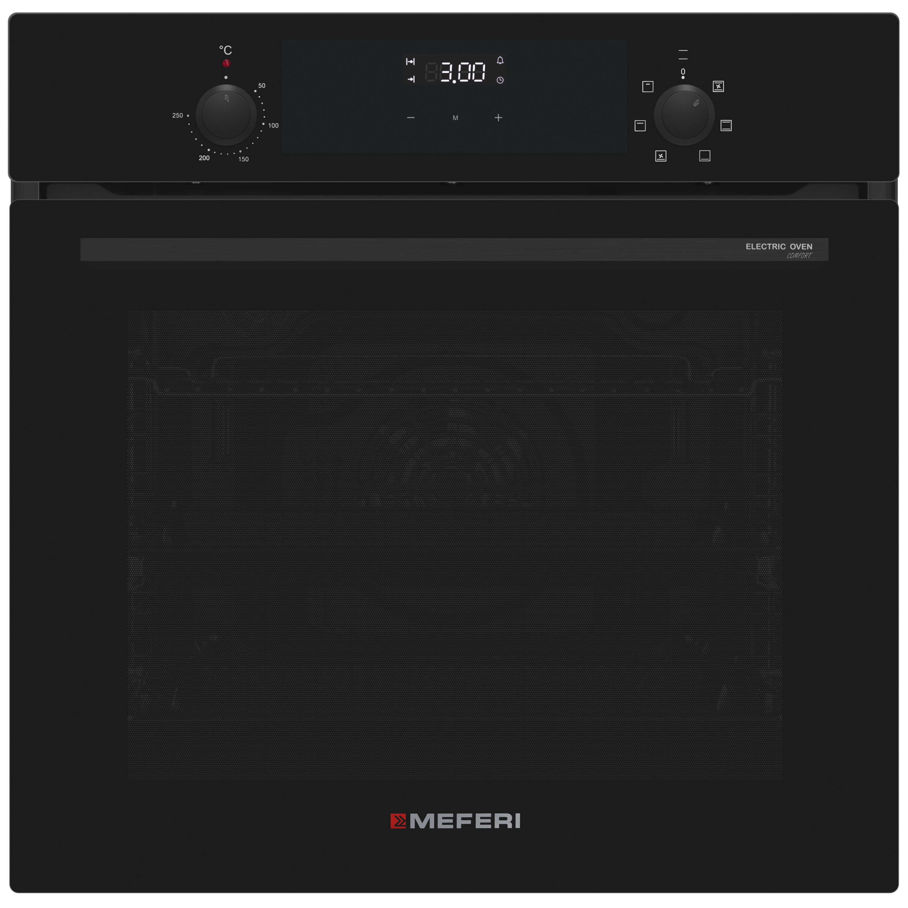 Изображение товара Встраиваемый электрический духовой шкаф Meferi MEO607BK COMFORT черный