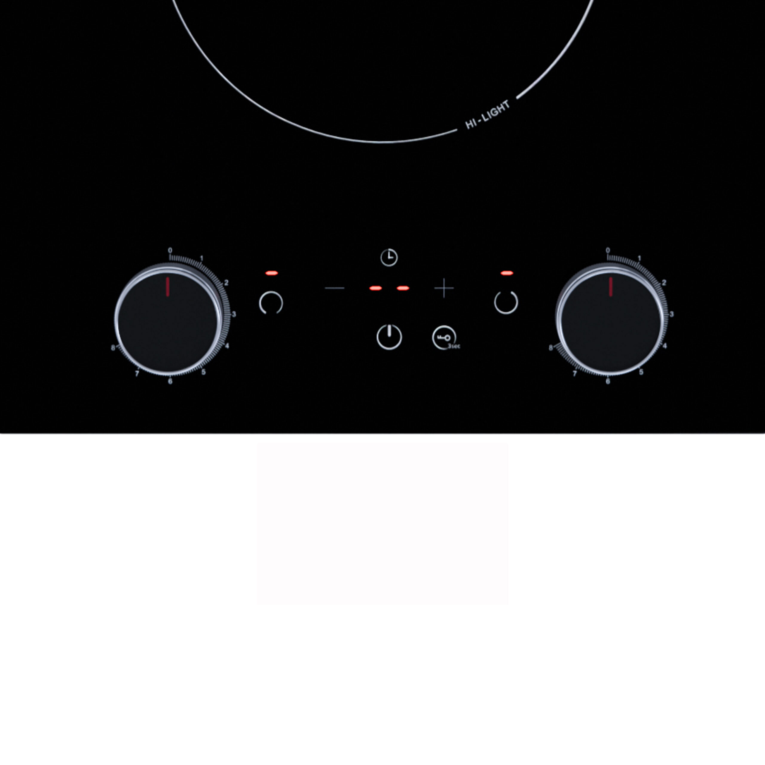 Изображение товара Электрическая варочная панель Lex EVH 320M BL 2 конфорки стеклокерамика черный