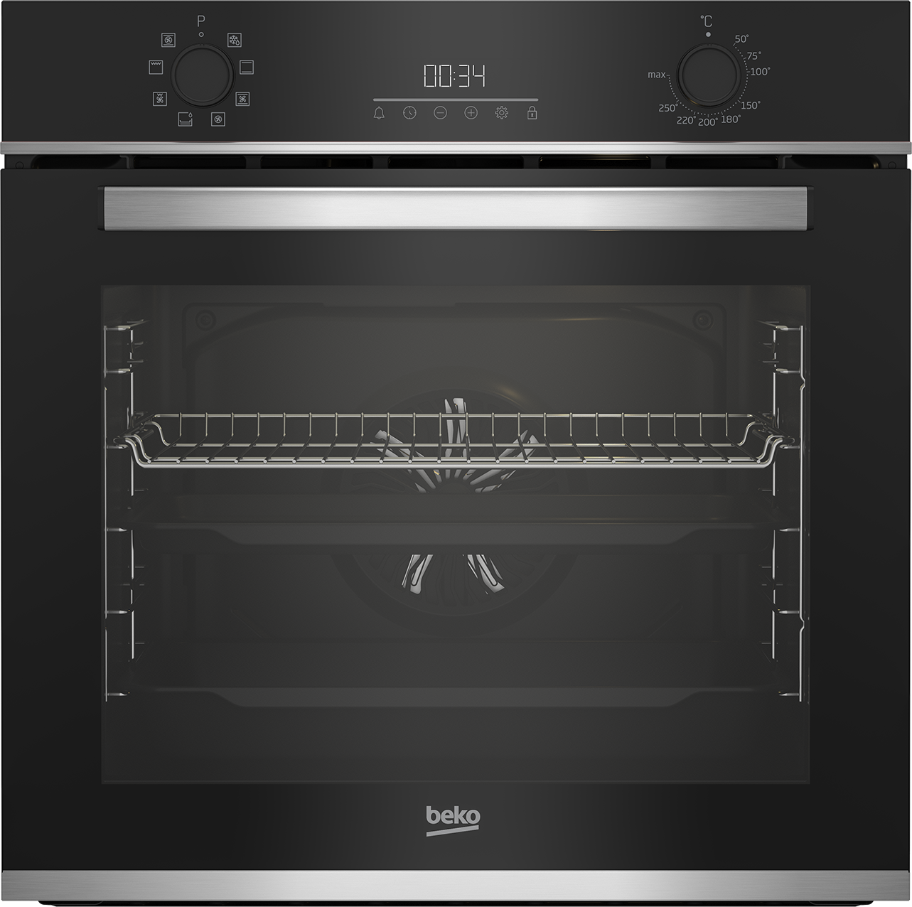 Изображение товара Встраиваемый духовой шкаф Beko Bbim13300X 59.40x59.50x56.70 см цвет черный