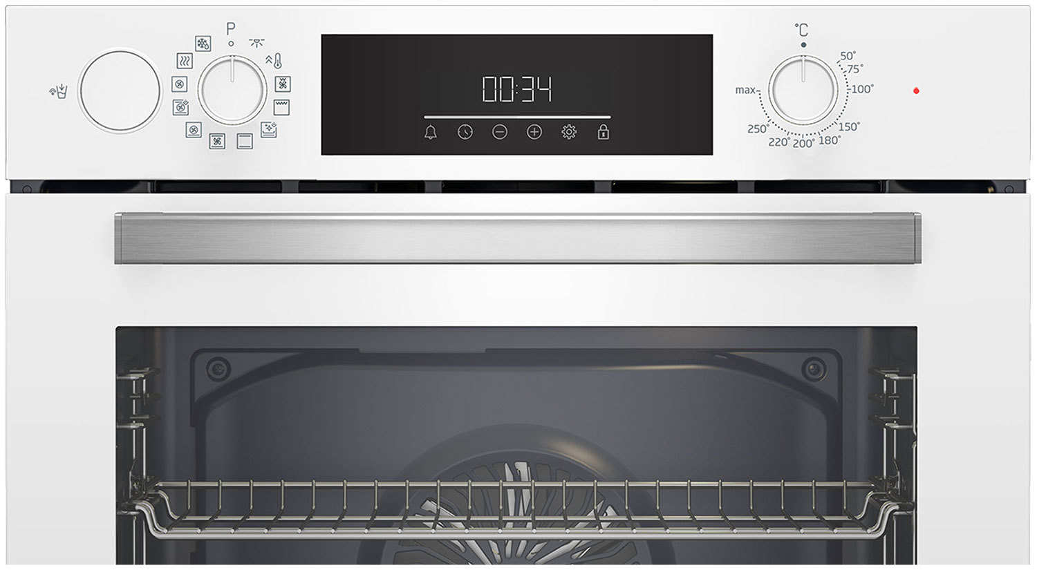 Изображение товара Встраиваемый духовой шкаф Beko Bbis143N0W 59.40x59.50x56.70 см цвет черный