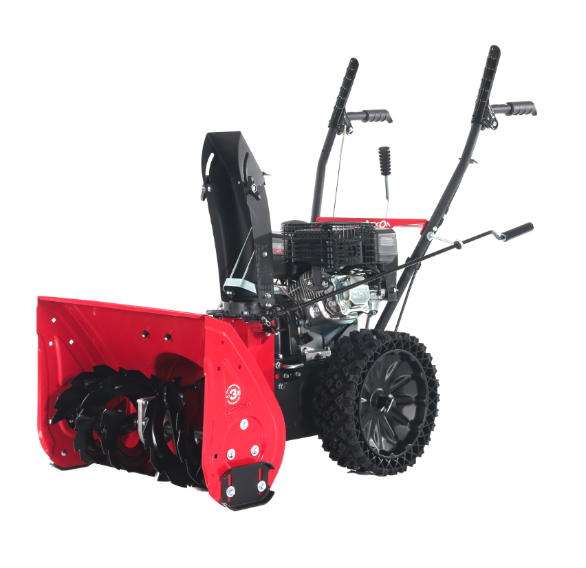 Изображение товара Бензиновый снегоуборщик Интерскол СМБ-56/7 7 л.с., 56 см ширина, самоходный