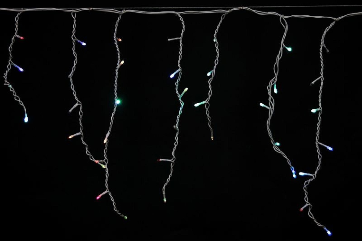 Изображение товара Электрогирлянда Sneha a-012r RGB бахрома 30м 140 ламп мультичейзинг для внутреннего и наружного исп