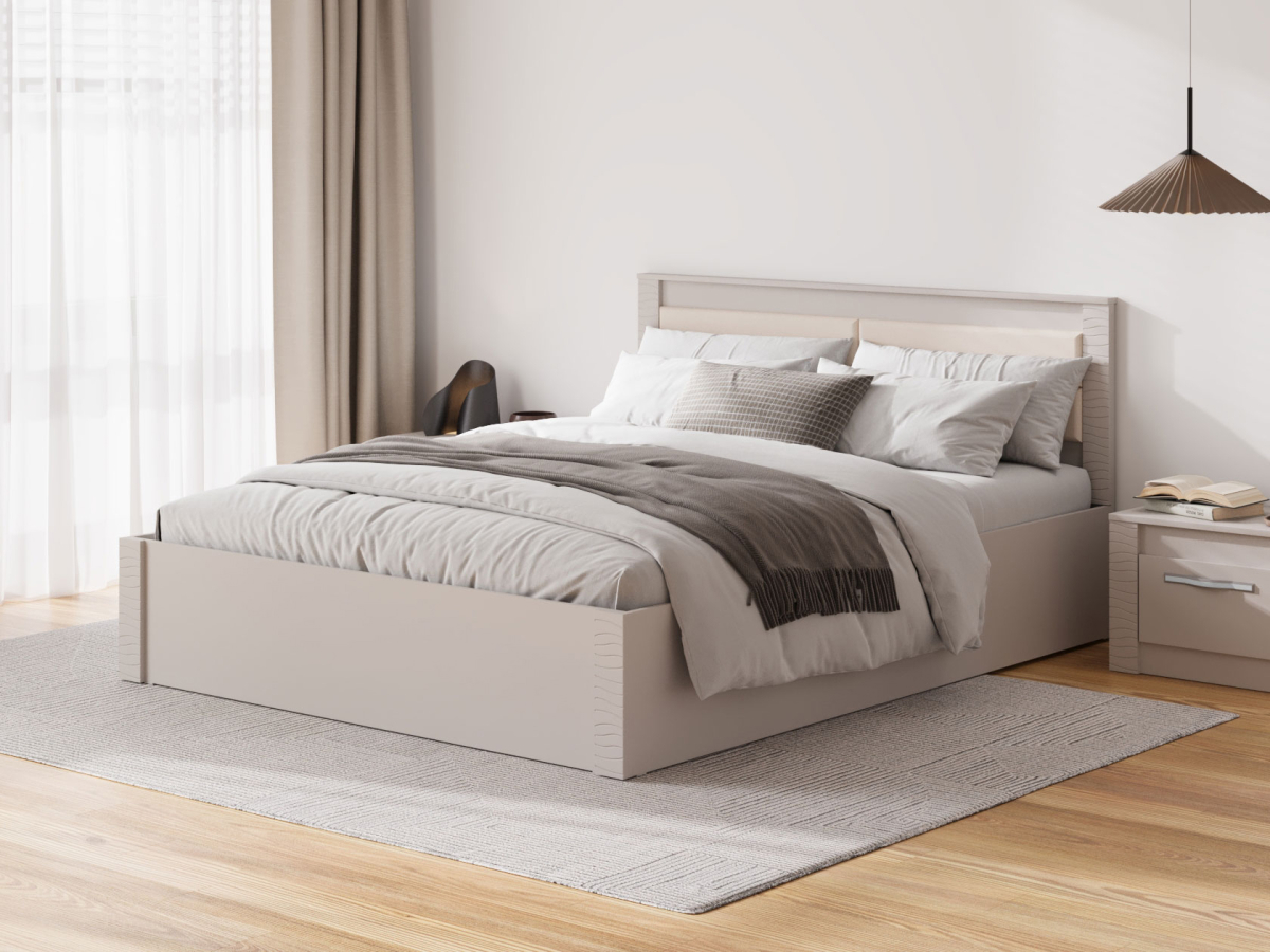 Изображение товара Кровать Правила мебели Далия с подъемным механизмом и дном для короба 164x91x21 см