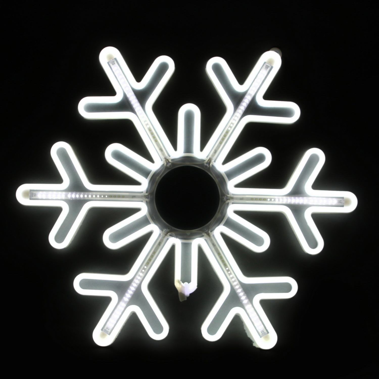 Изображение товара Светящаяся электрическая фигура снежинка Sneha белая декоративное освещение