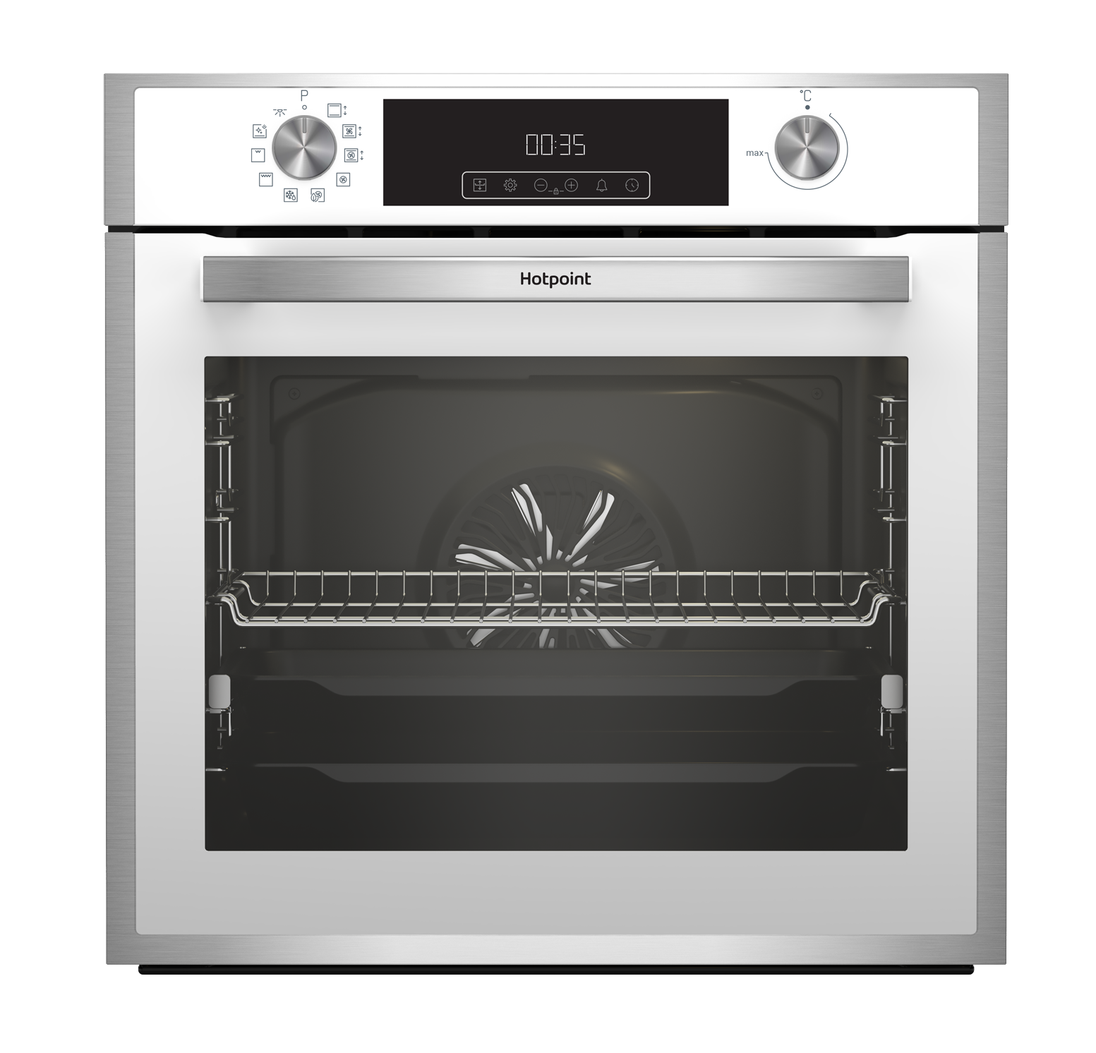 Изображение товара Встраиваемый электрический духовой шкаф Hotpoint FE9 831 JSH с конвекцией и таймером