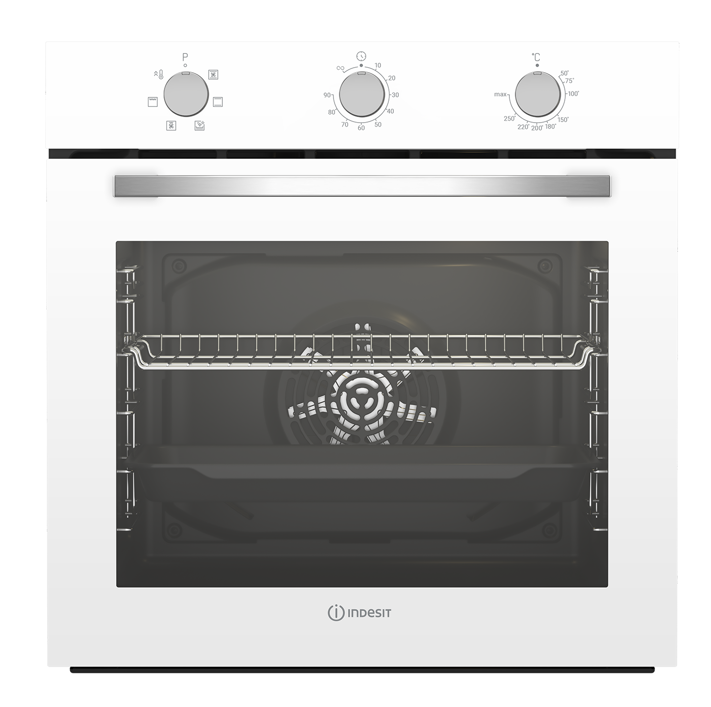 Изображение товара Электрический духовой шкаф Indesit IFE 3634 72л конвекция белый