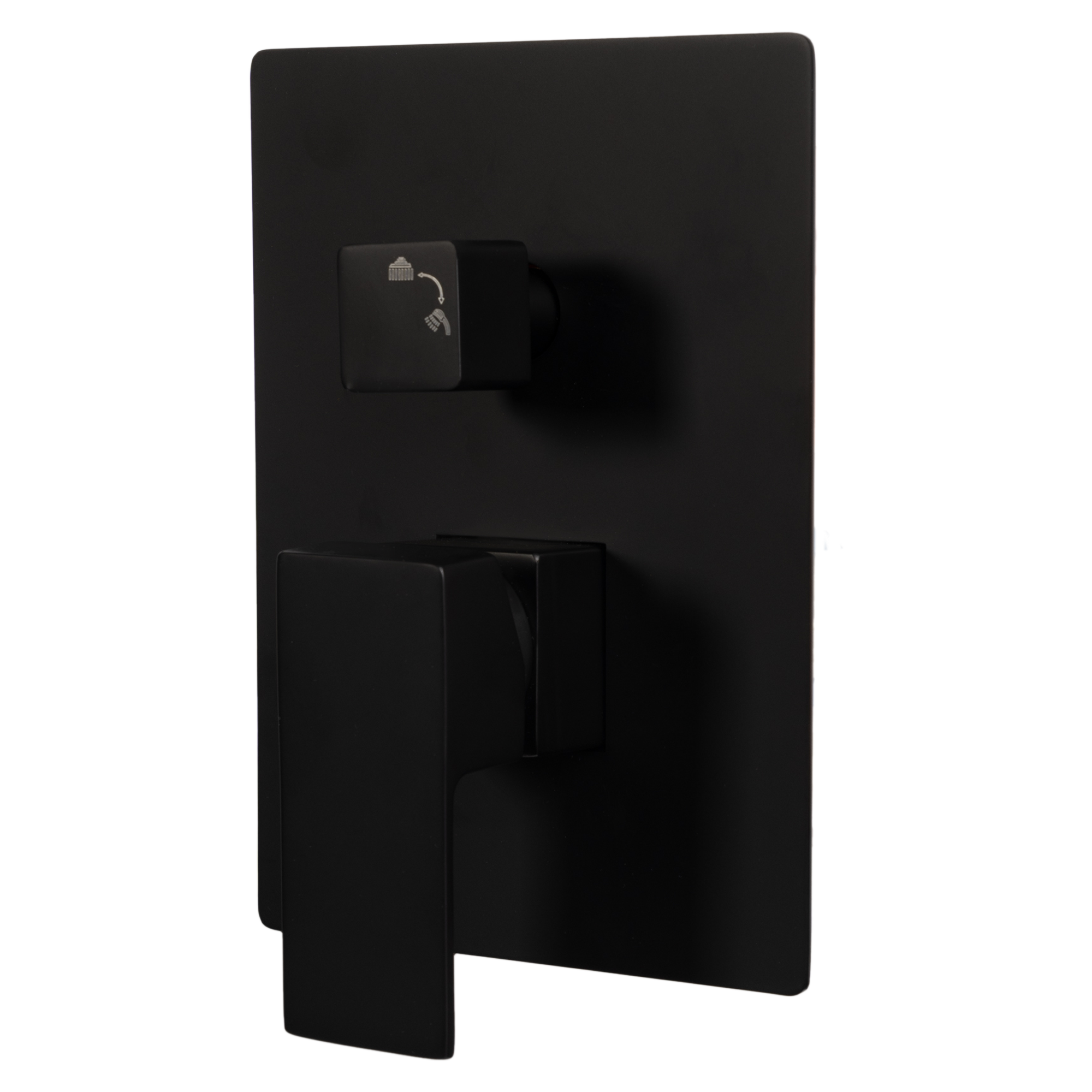 Изображение товара Душевая система Vidage Чараур скрытого монтажа черная матовая с однорычажным смесителем и шлангом и