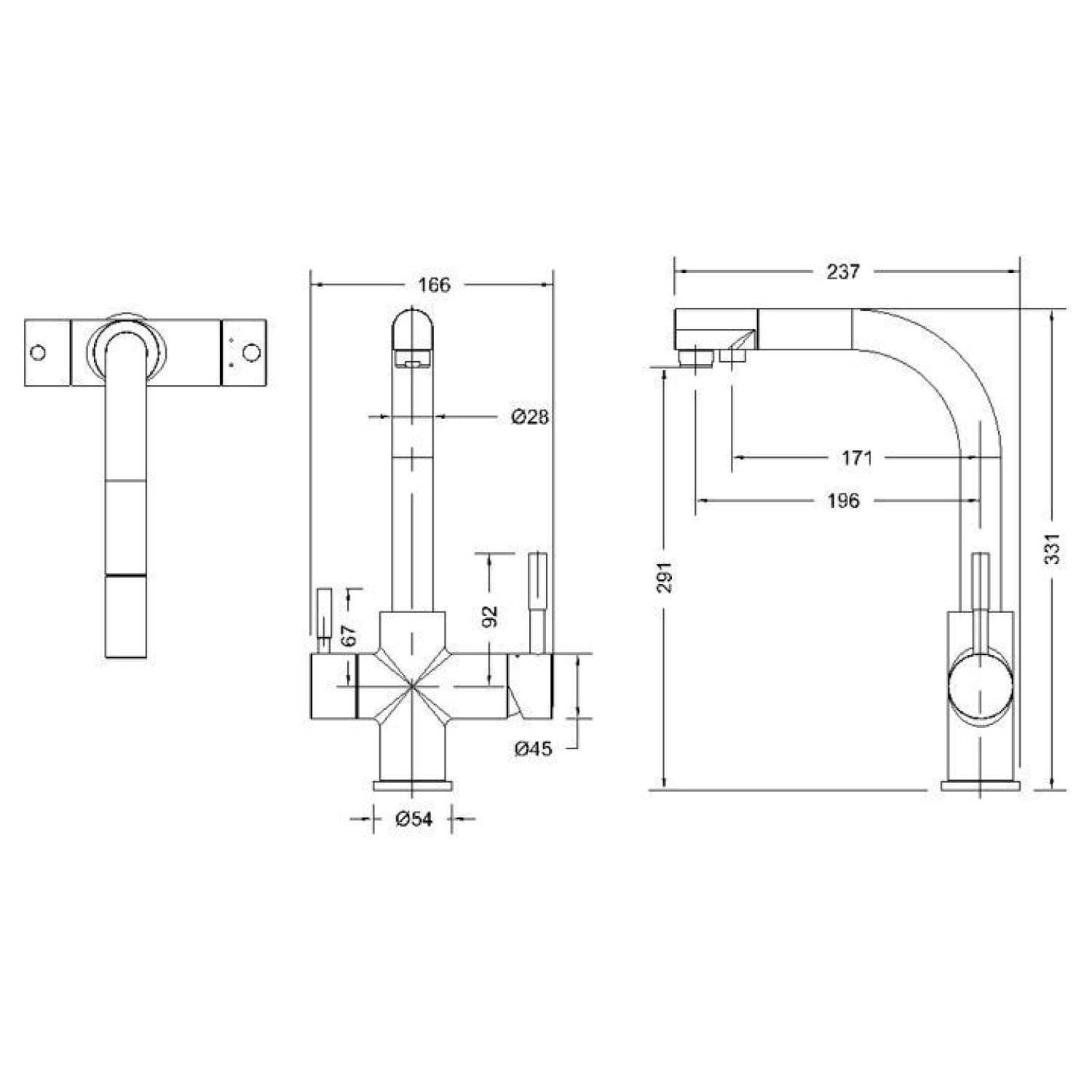 Изображение товара Смеситель для кухни Bravat Palace F729261CP-RUS поворотный излив 29.1 см цвет хром Изображение товара Смеситель для кухни Bravat Palace F729261CP-RUS поворотный излив 29.1 см цвет хром